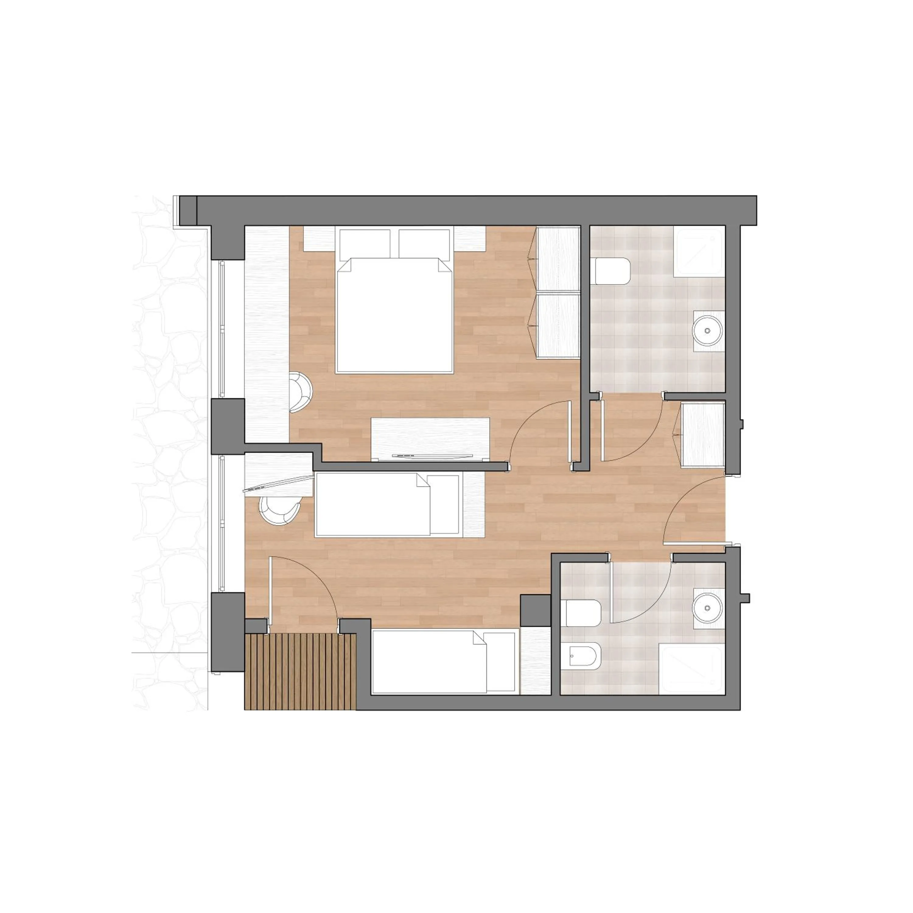 Floor plan in Nord Hotel