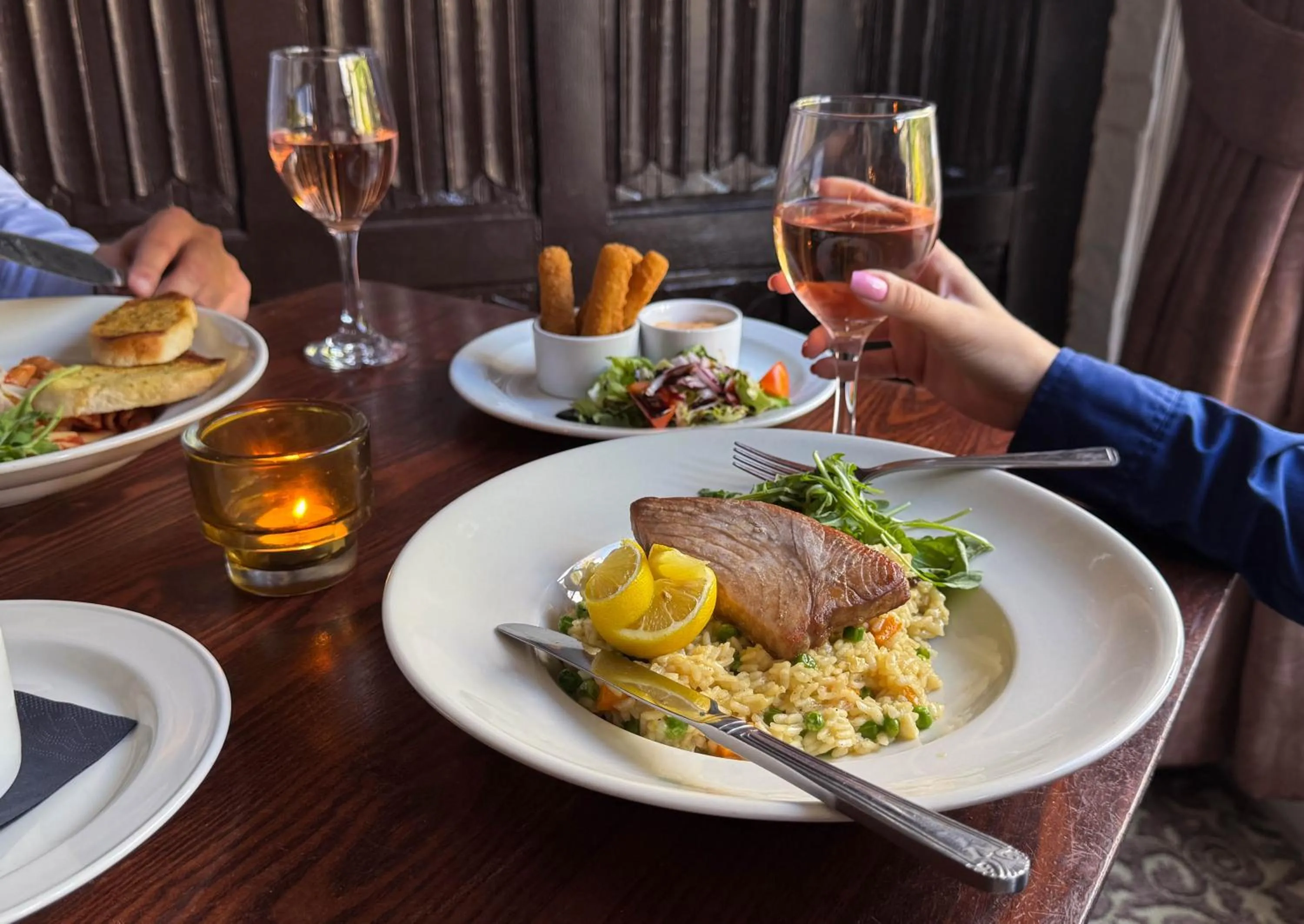 Dinner in Warren Lodge