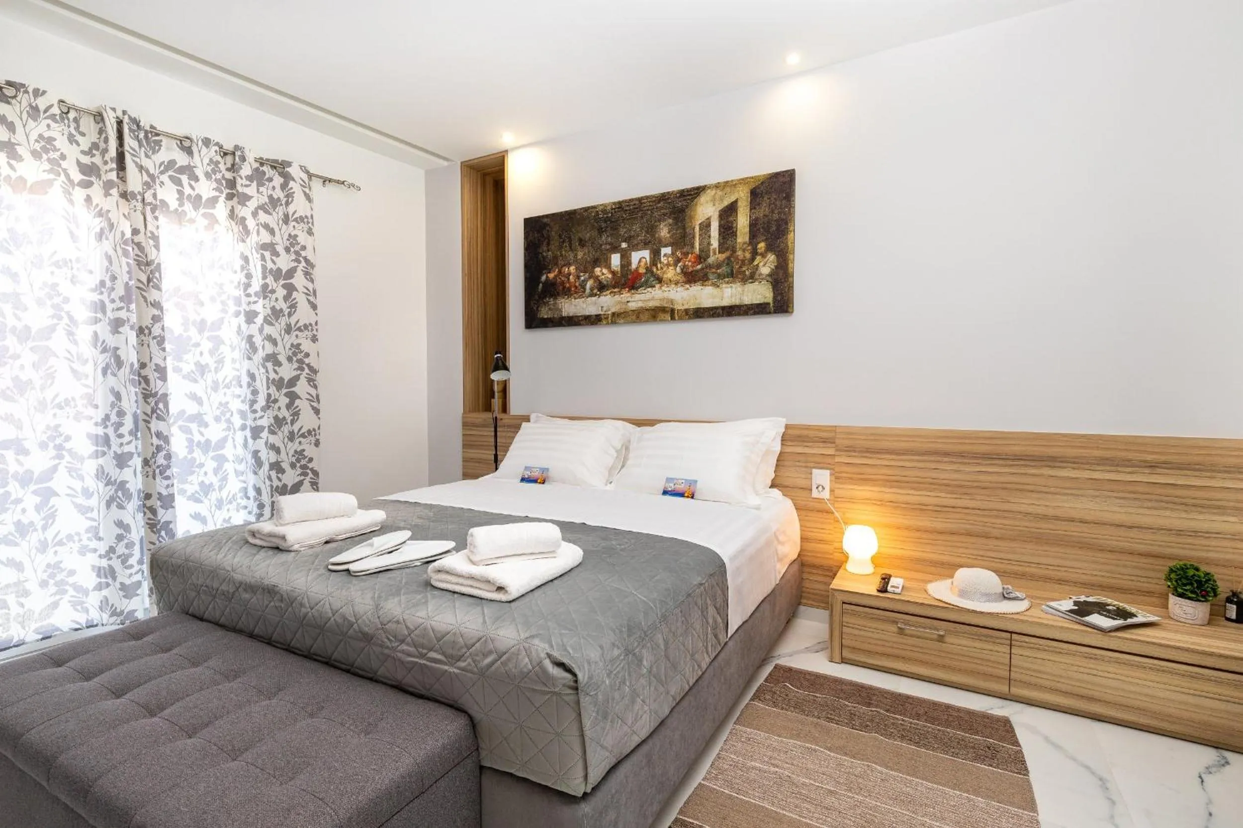 Bedroom, Bed in Notus Chania Crete