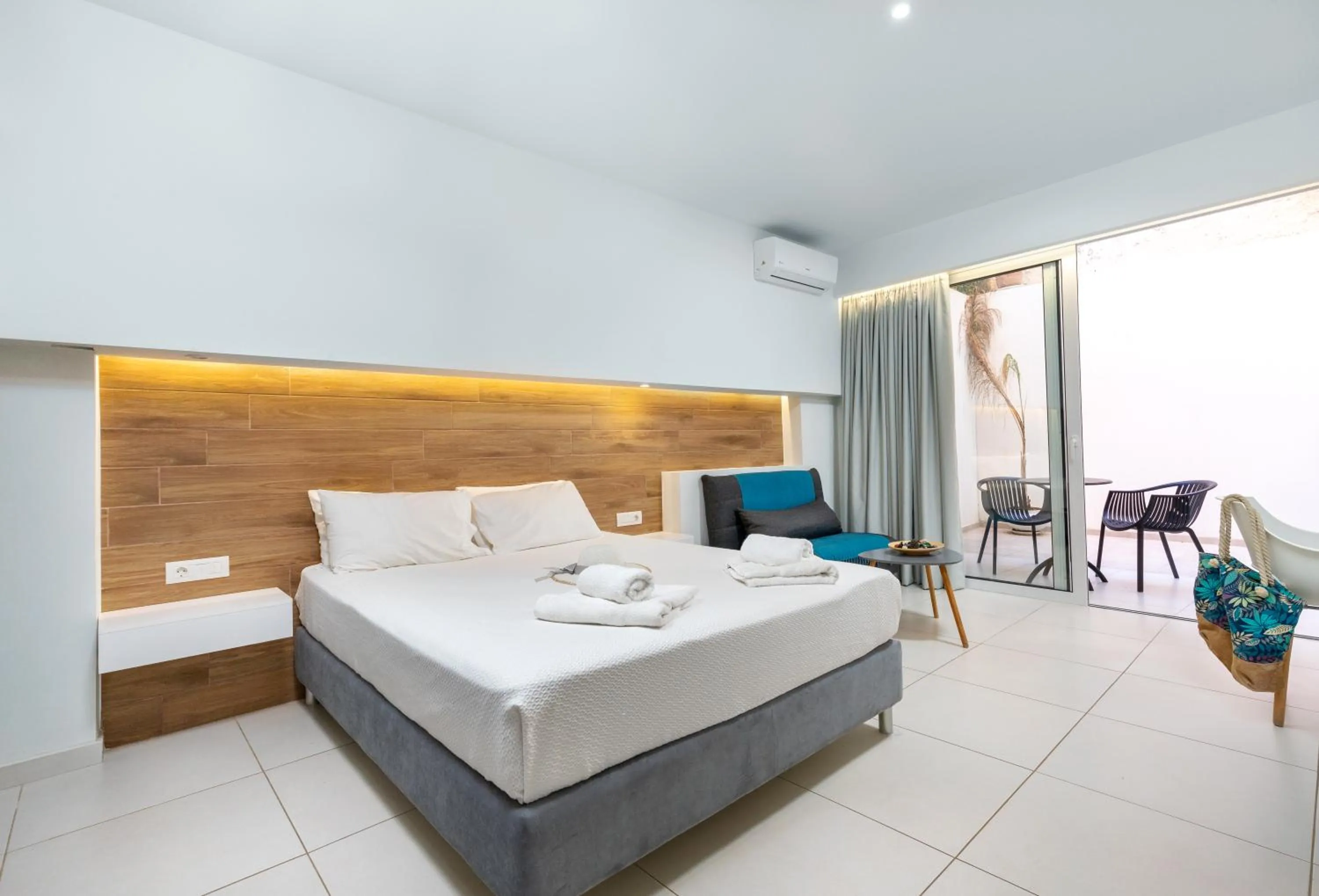 Bedroom, Bed in Notus Chania Crete