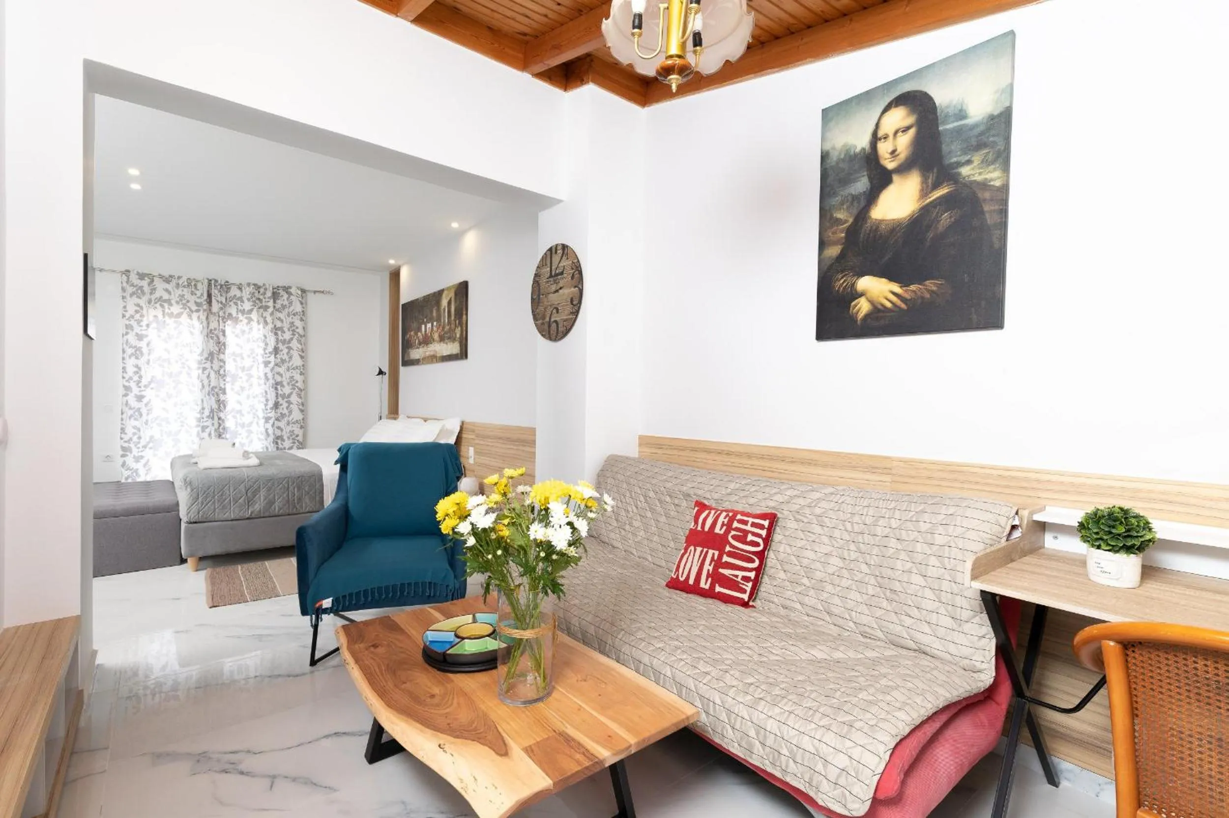 Living room in Notus Chania Crete