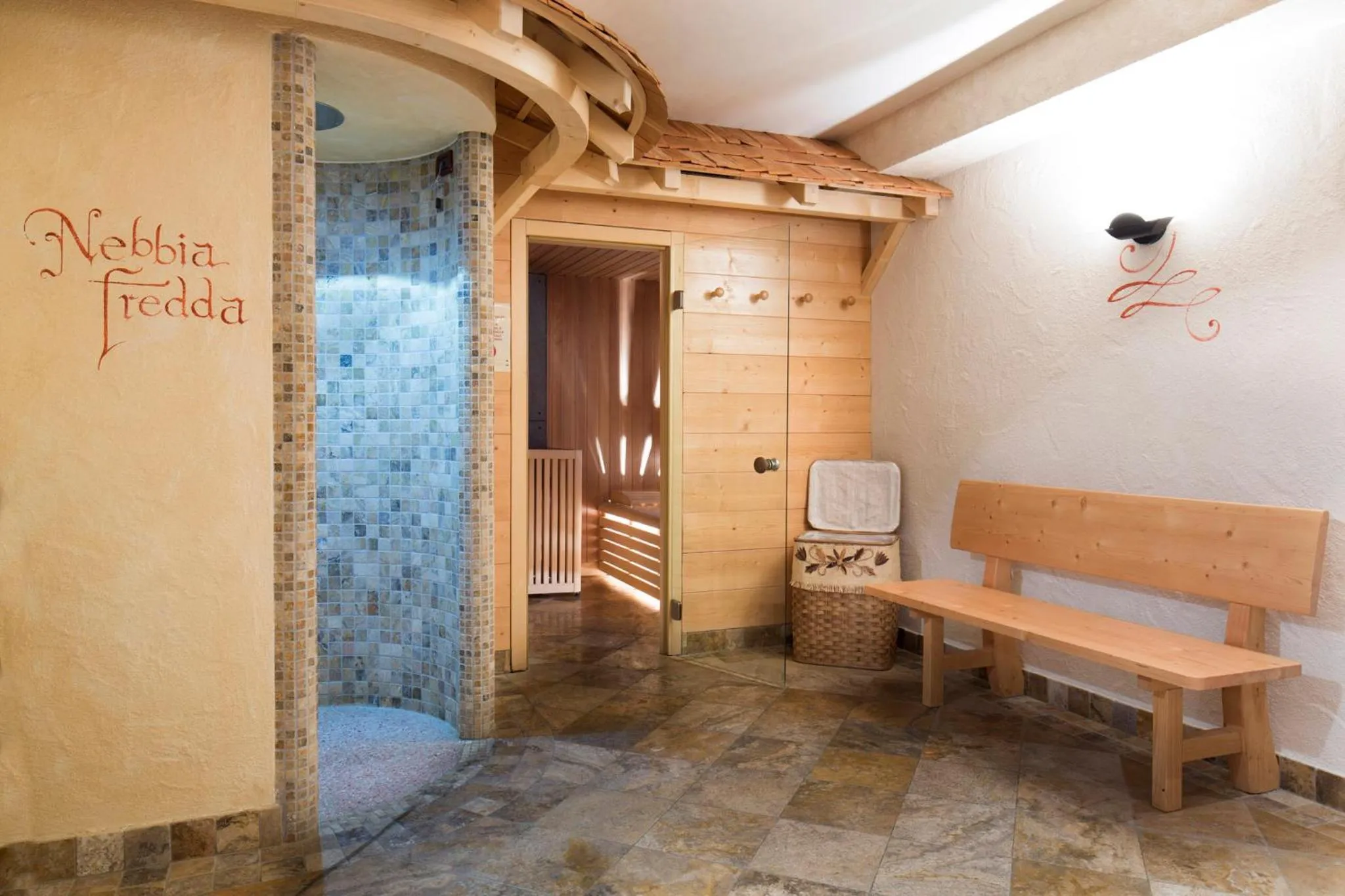 Sauna in Hotel Chalet Sas Morin