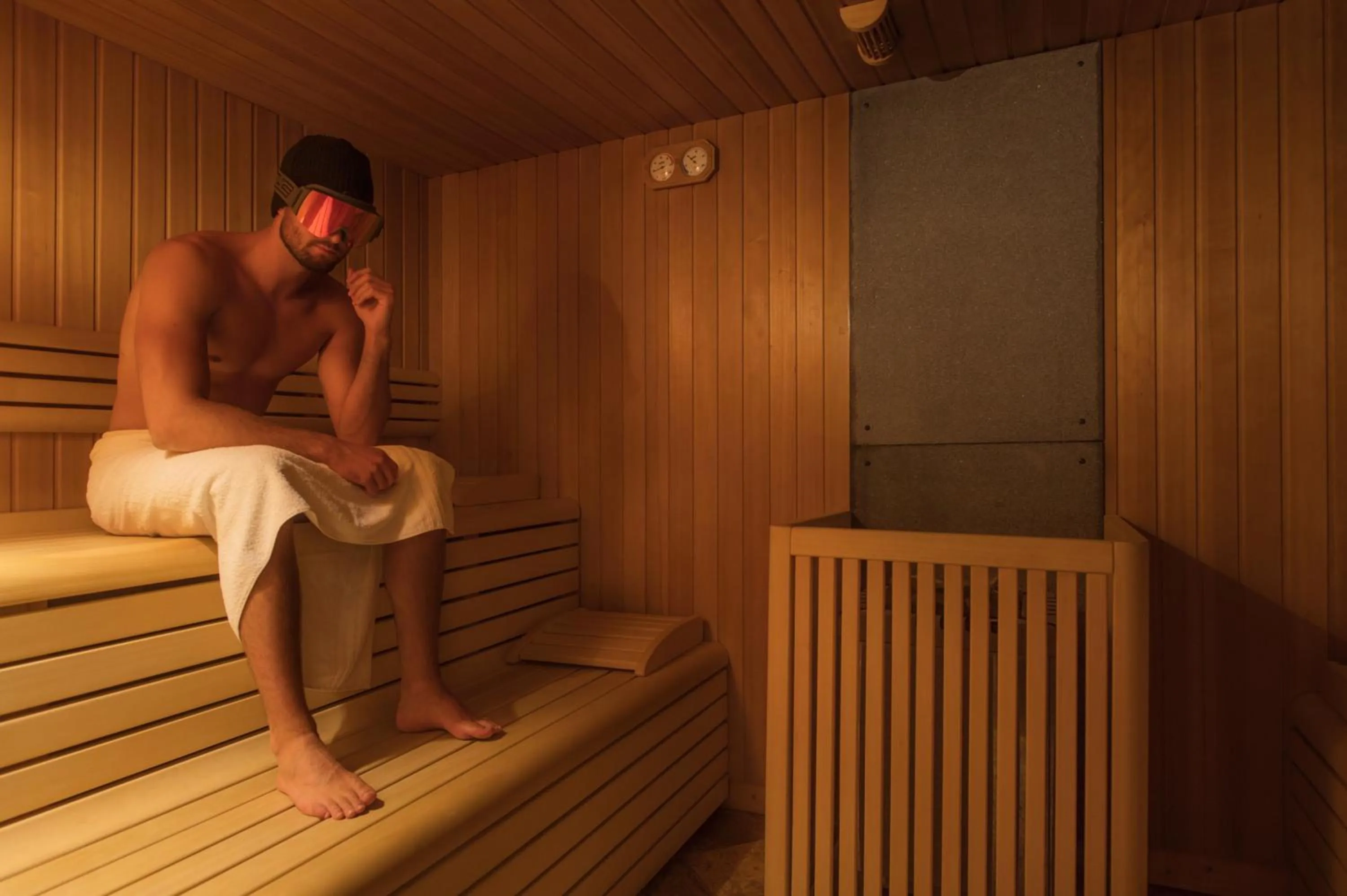 Sauna in Hotel Chalet Sas Morin