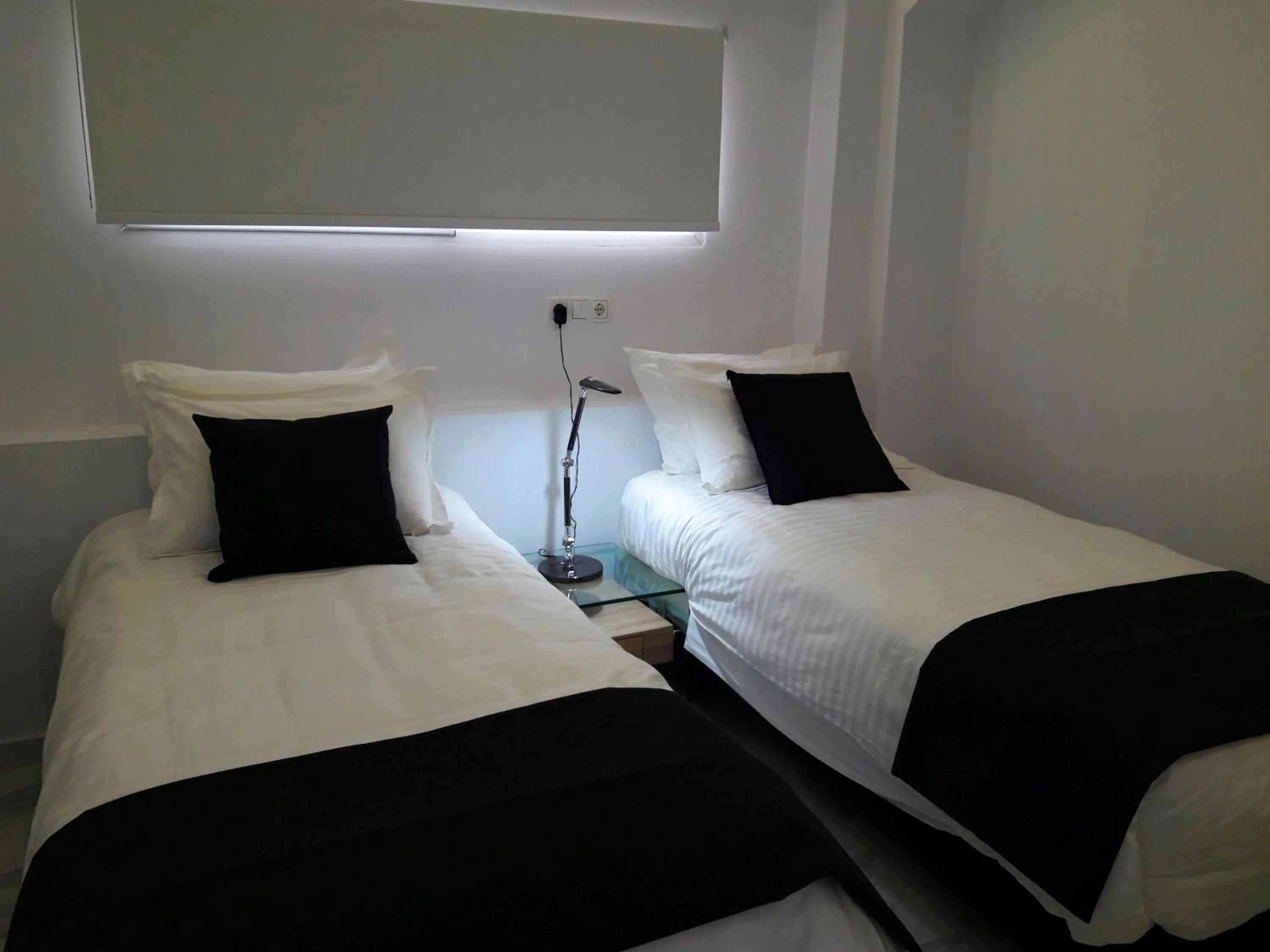 Bedroom in Salonikiou Beach Apartments & Villas