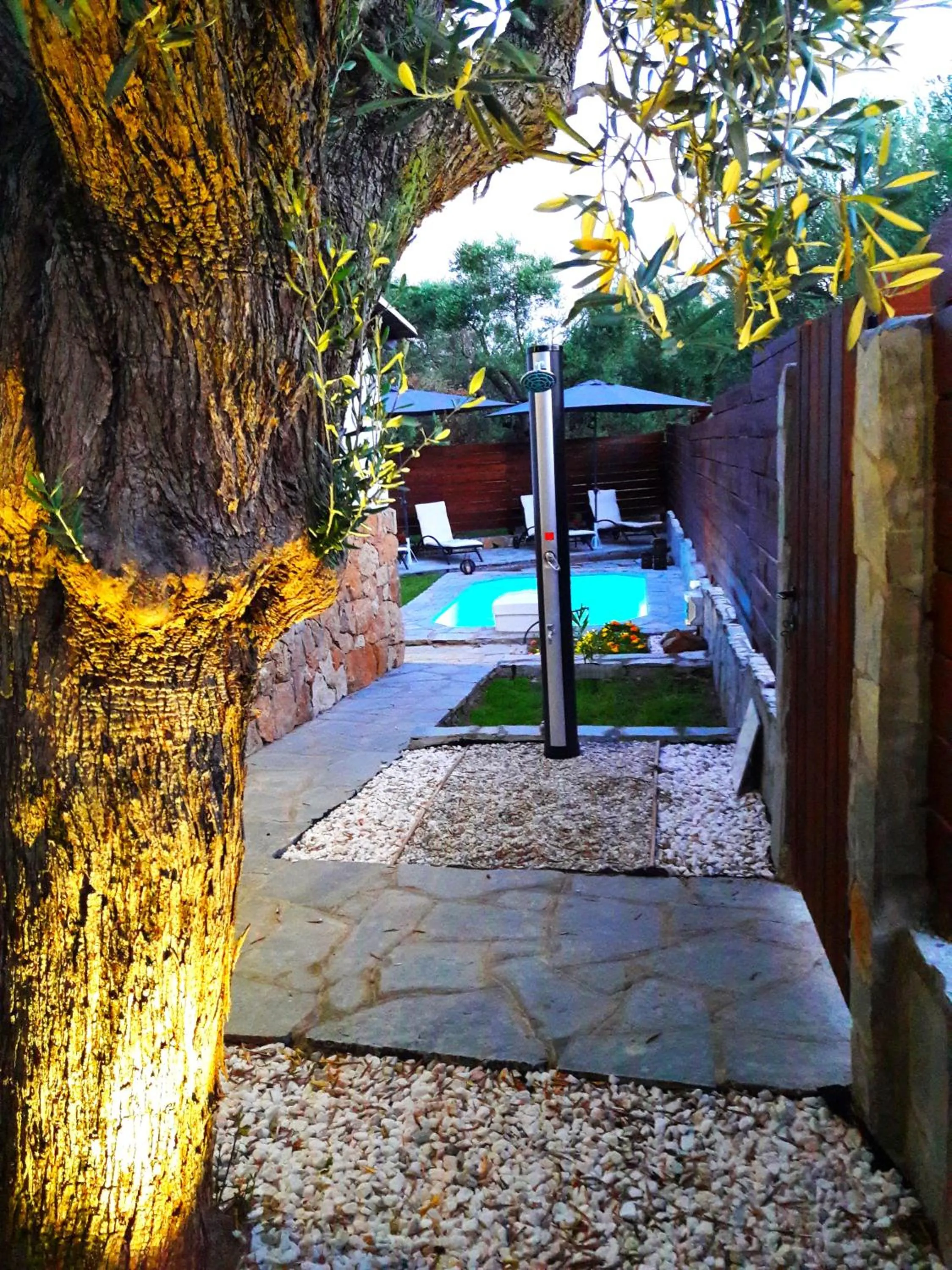 Facade/entrance in Salonikiou Beach Apartments & Villas