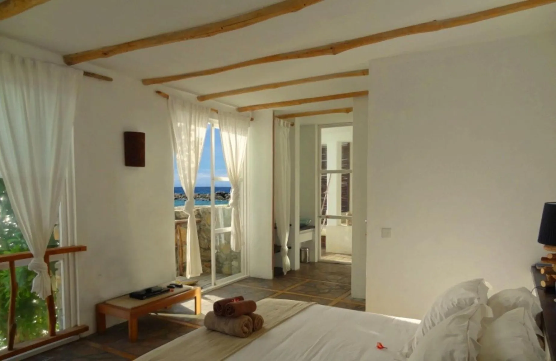 Bedroom, Bed in Bliss Boutique Hotel Seychelles