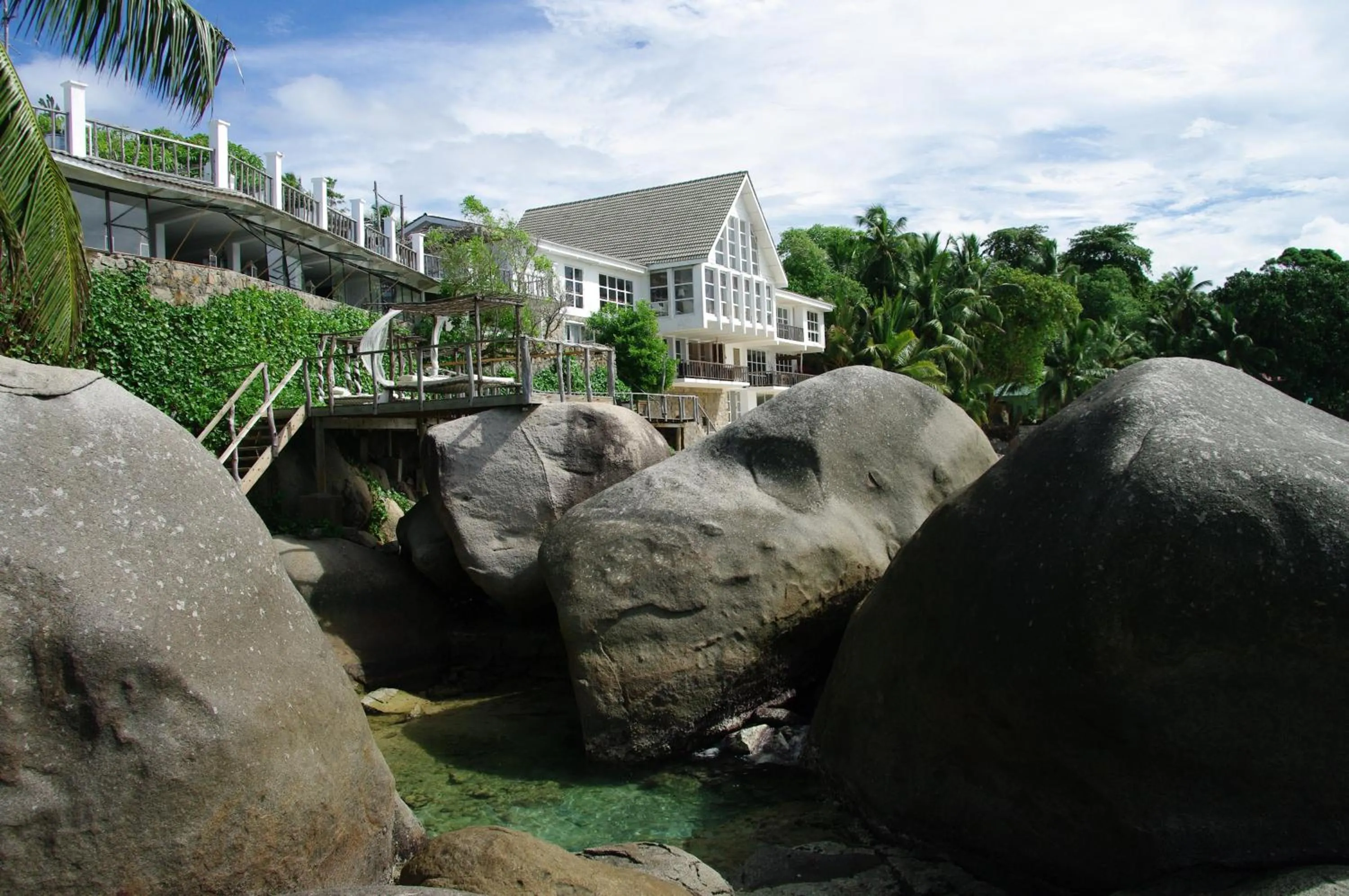 Property building in Bliss Boutique Hotel Seychelles