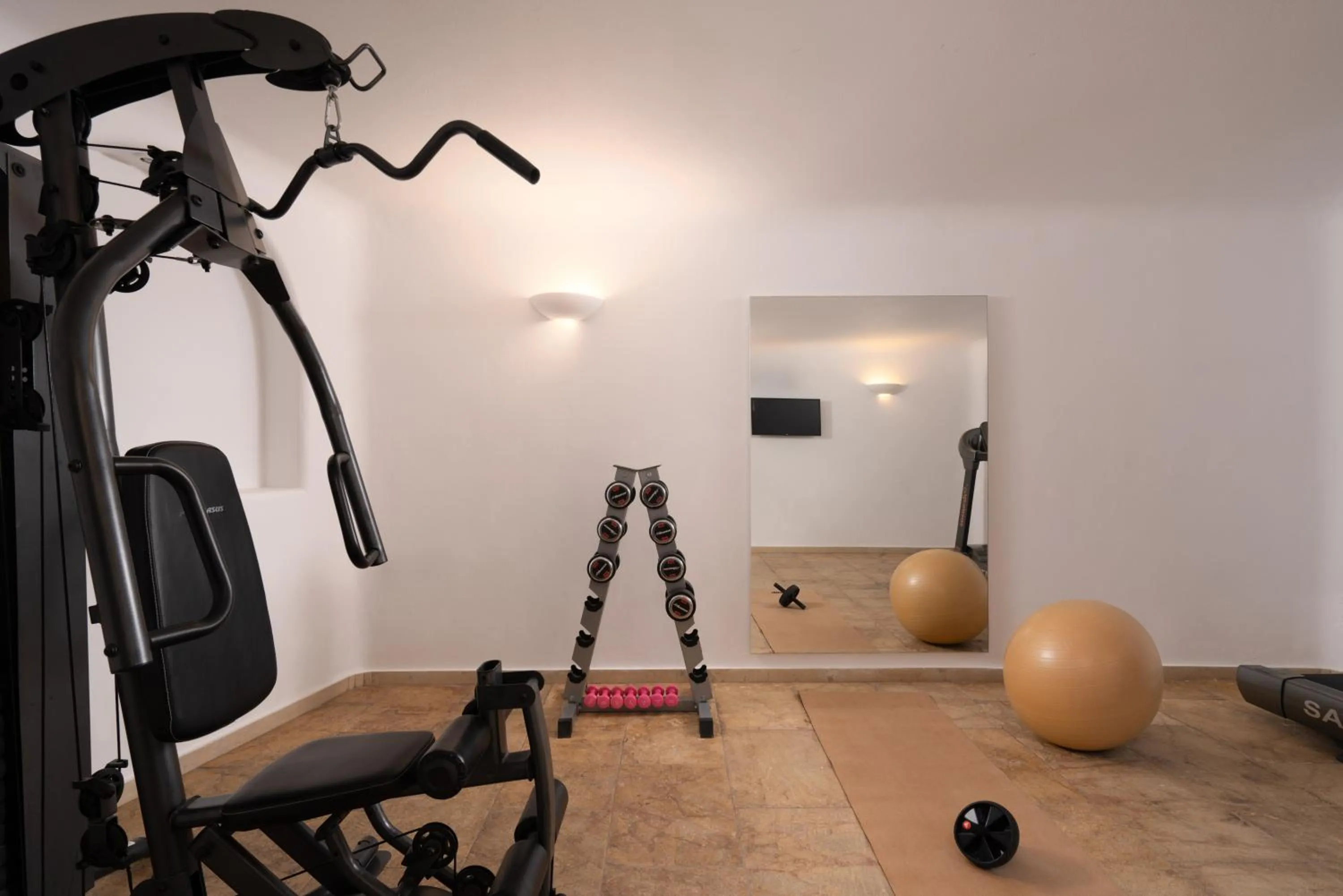 Fitness centre/facilities in Santorini Princess Presidential Suites