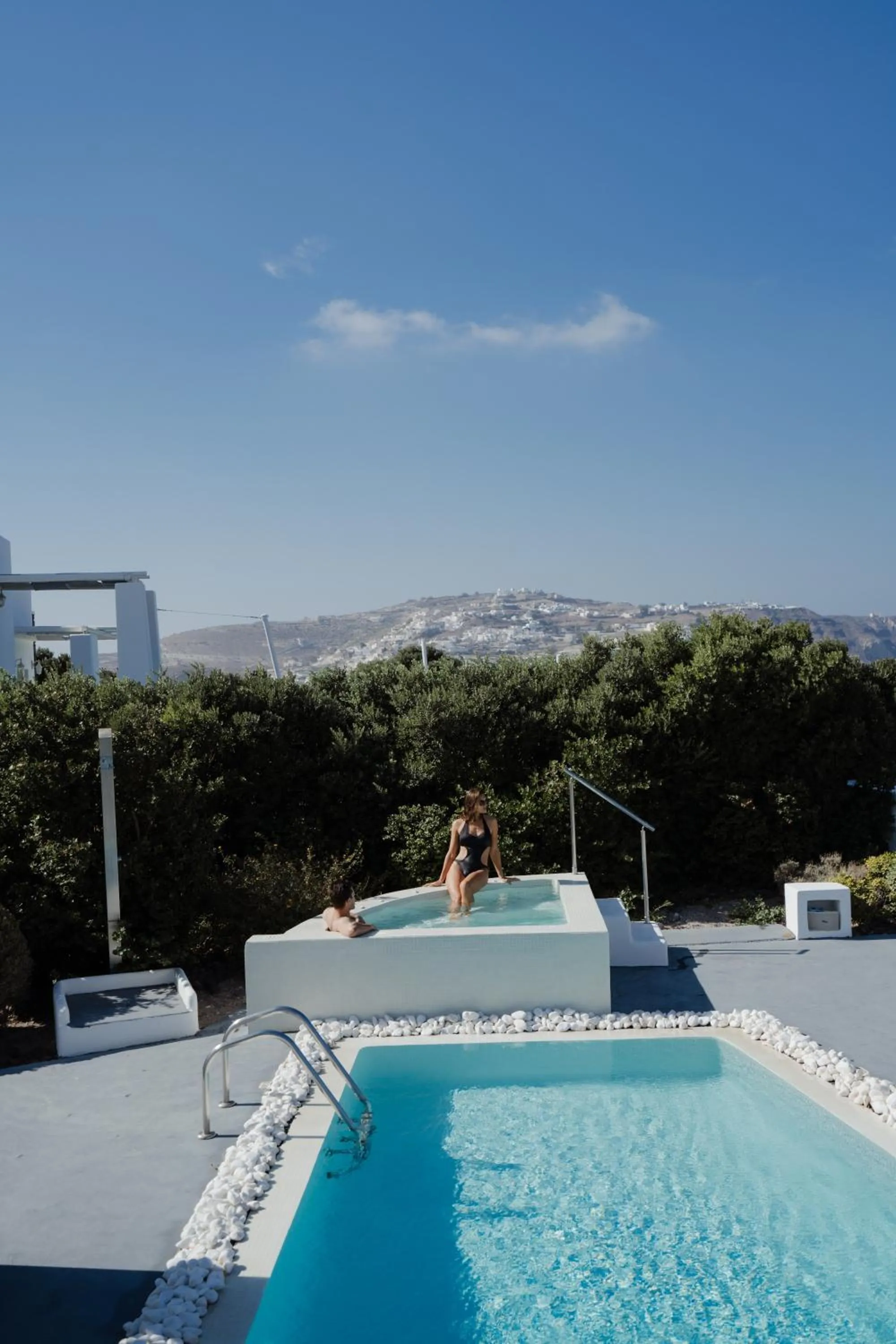 Hot Tub in Santorini Princess Presidential Suites