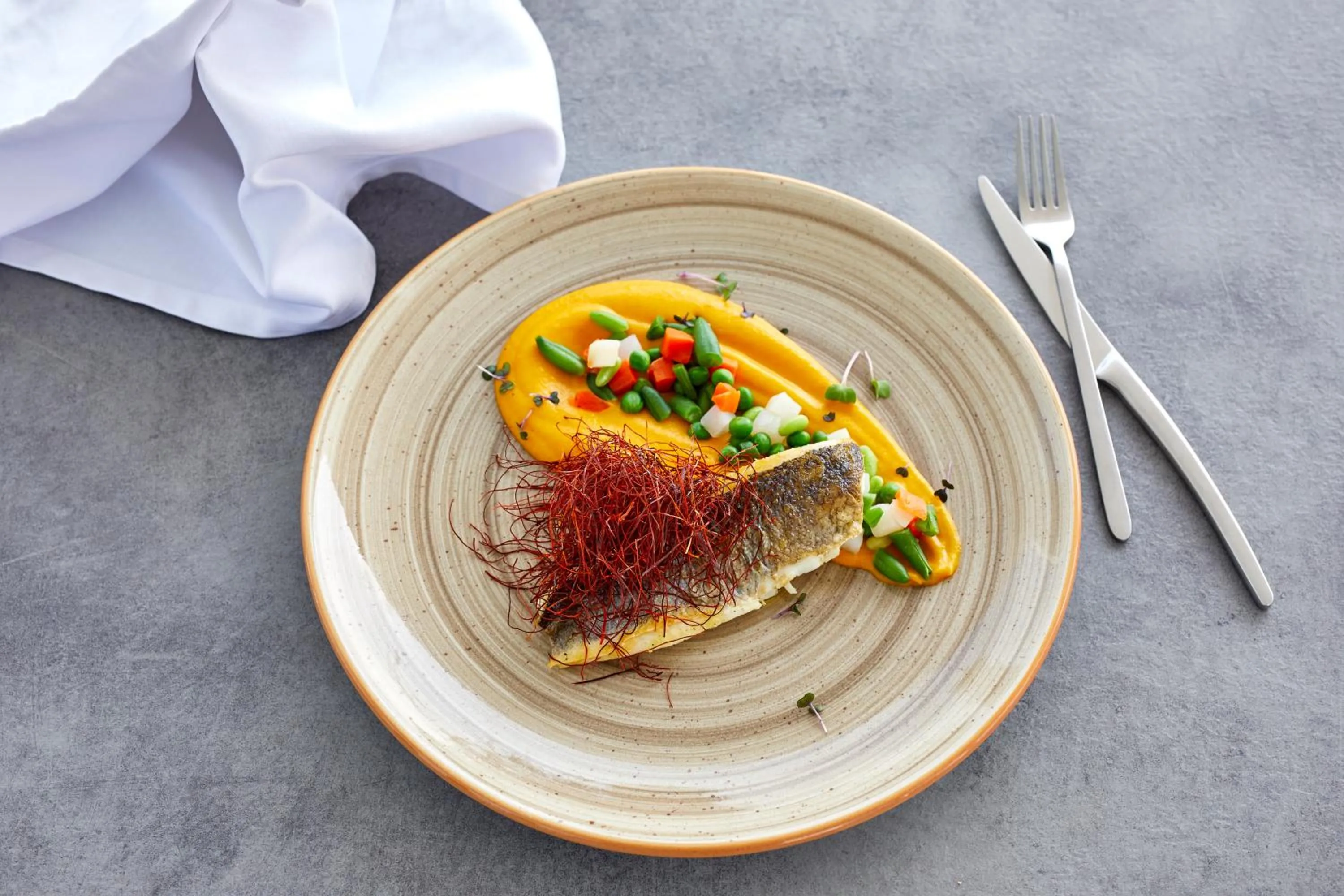 Food close-up in Santorini Princess Presidential Suites