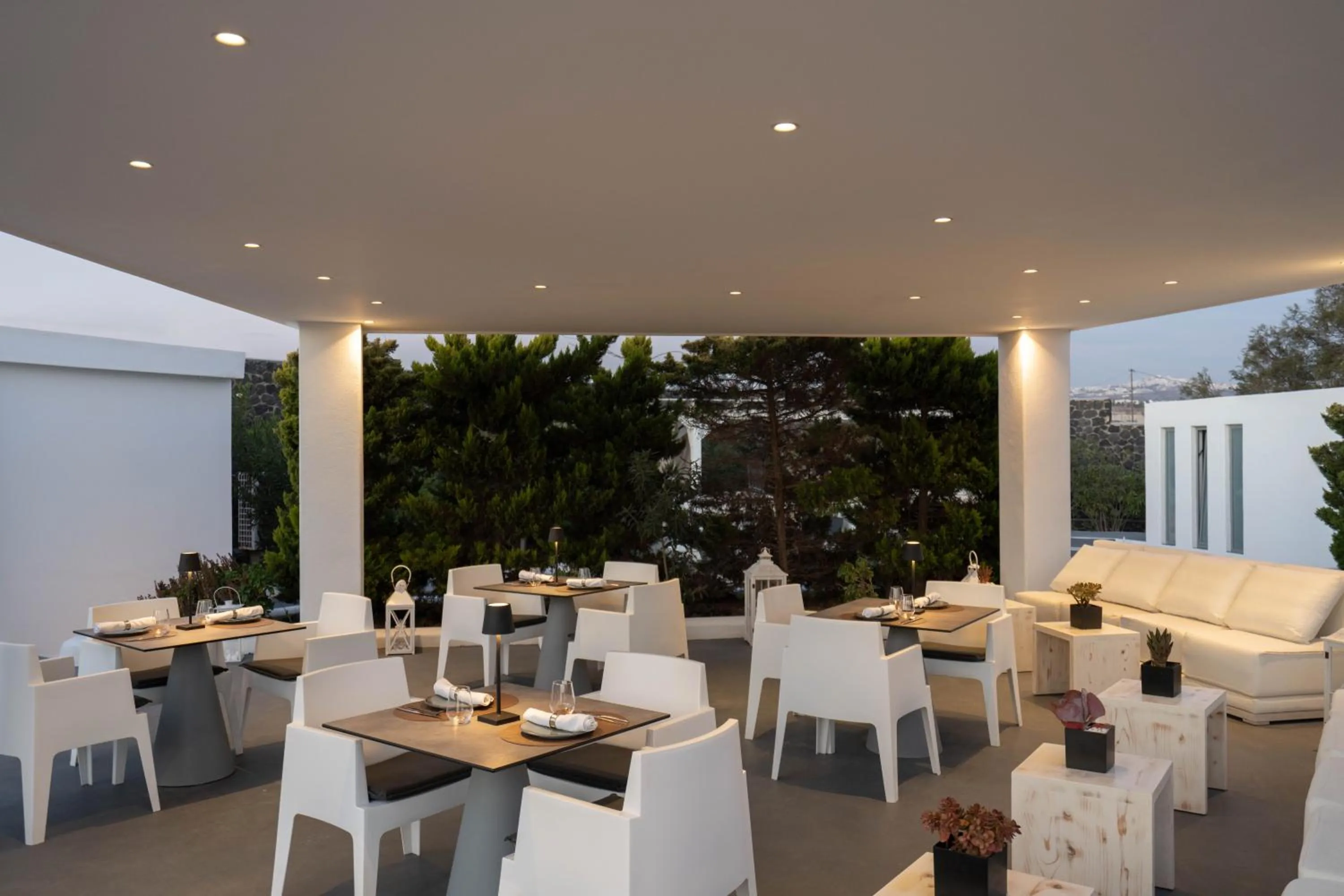 Restaurant/places to eat in Santorini Princess Presidential Suites