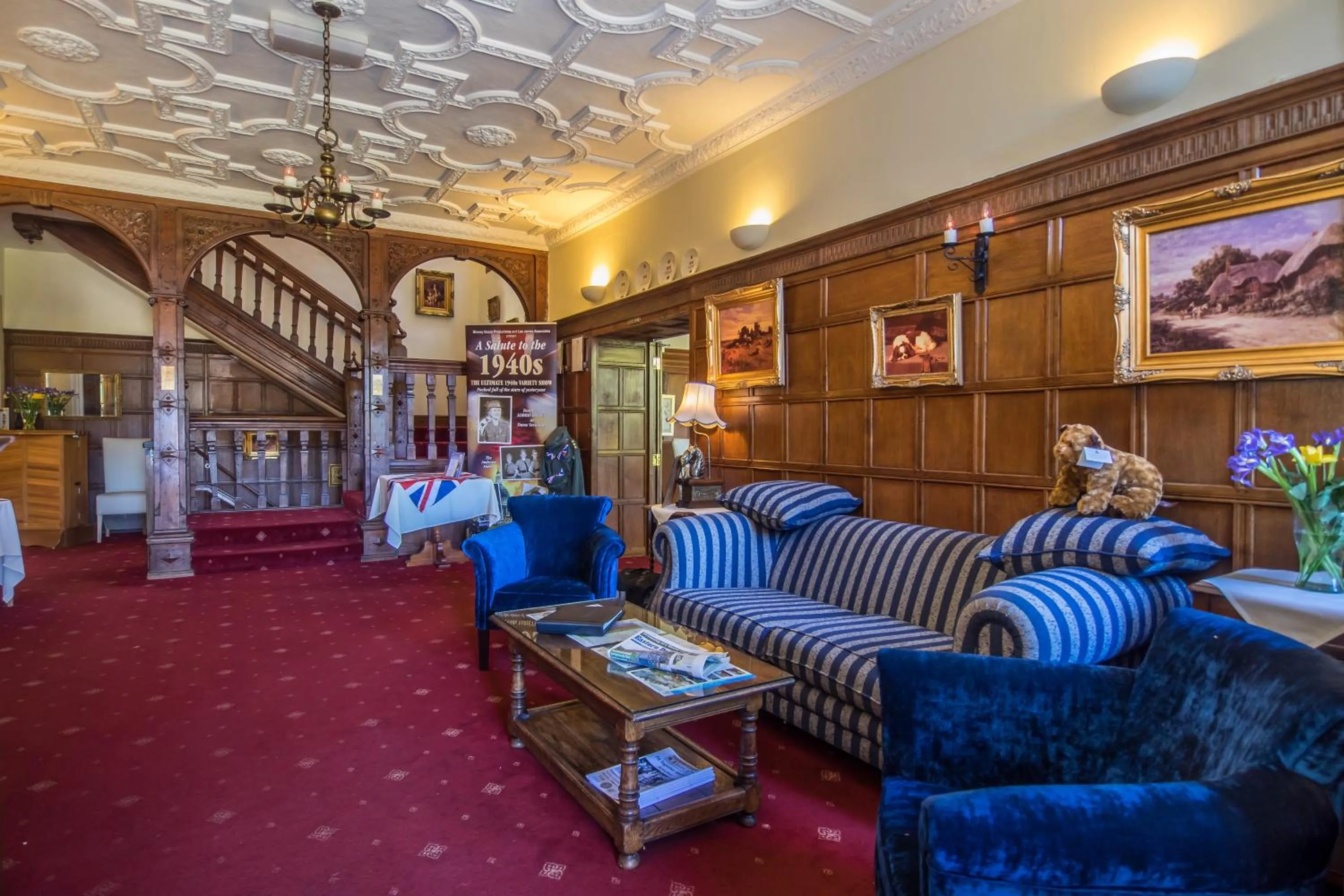 Lobby or reception in Dales Country House Hotel