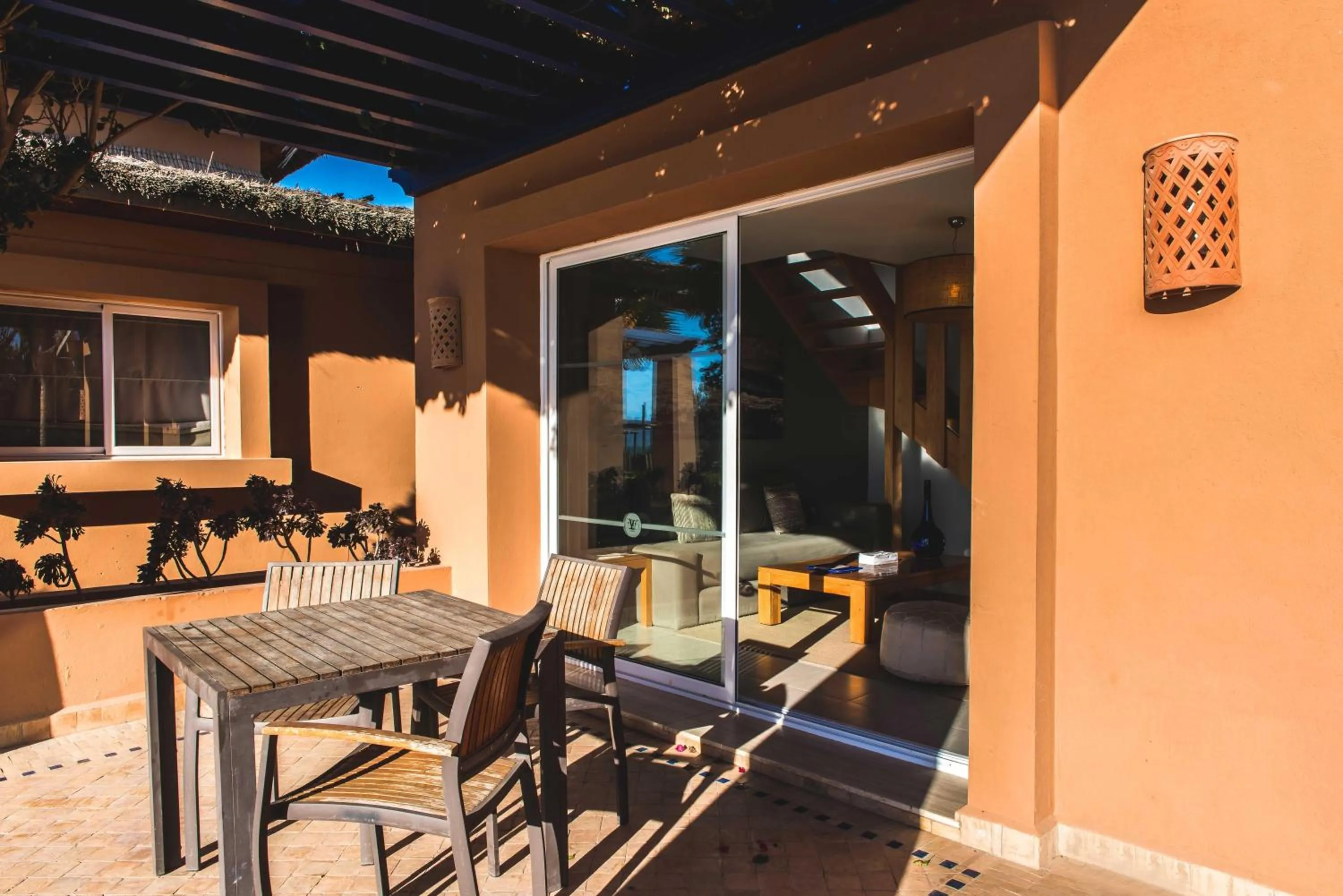 Balcony/Terrace in Paradis Plage Surf Yoga & Spa