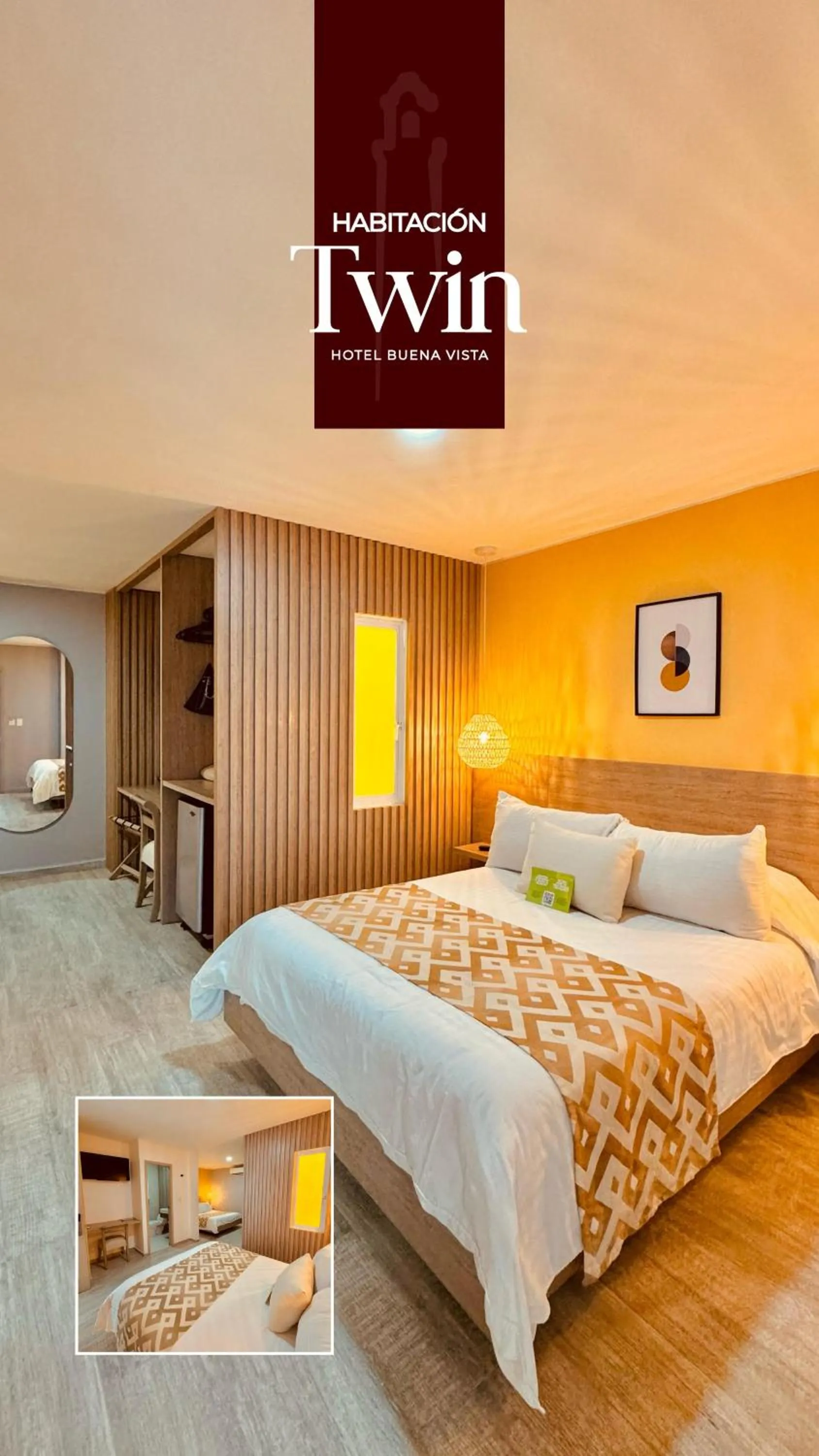 Property building, Bed in Hotel Buena Vista