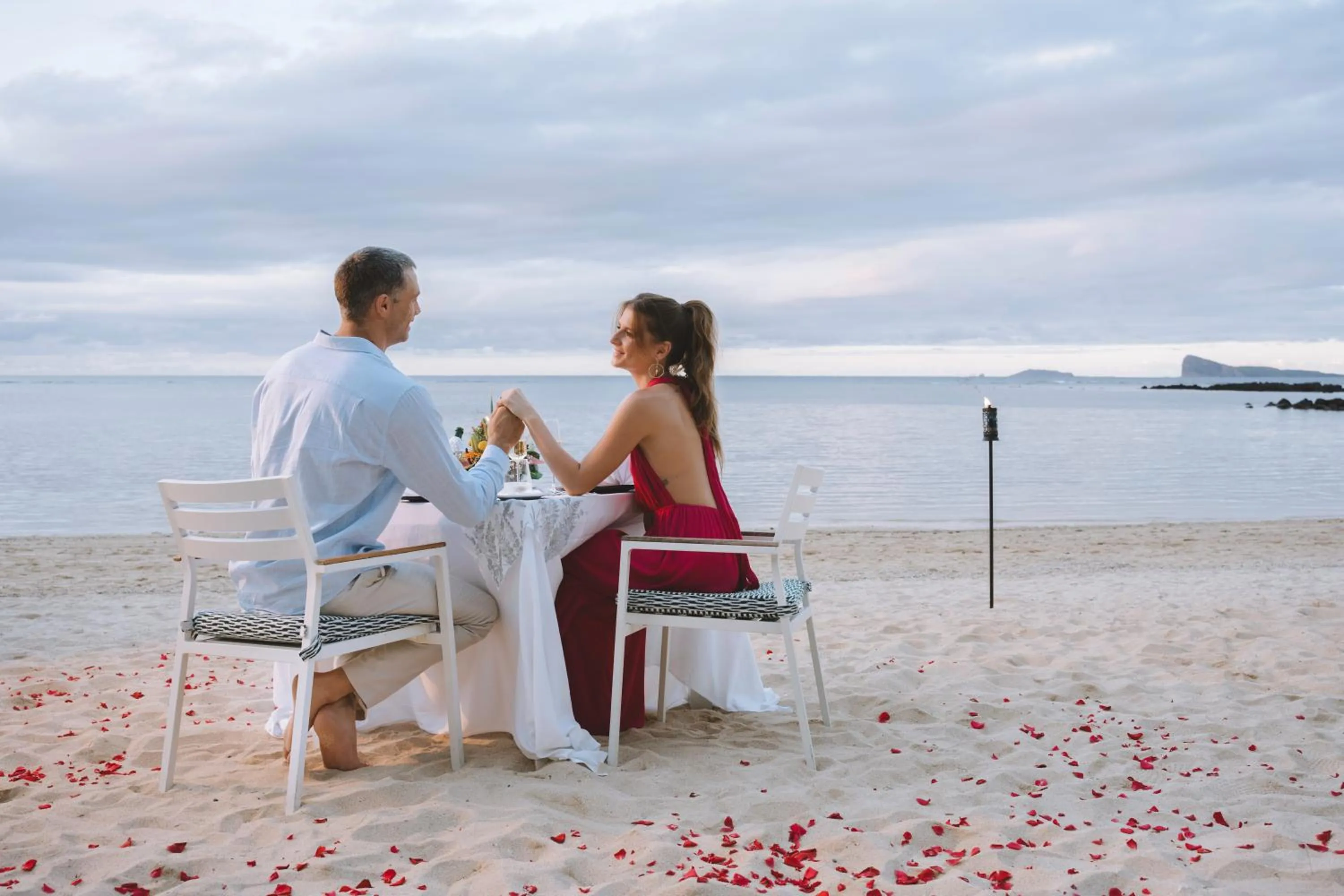 Beach in Canonnier Beachcomber Golf Resort & Spa