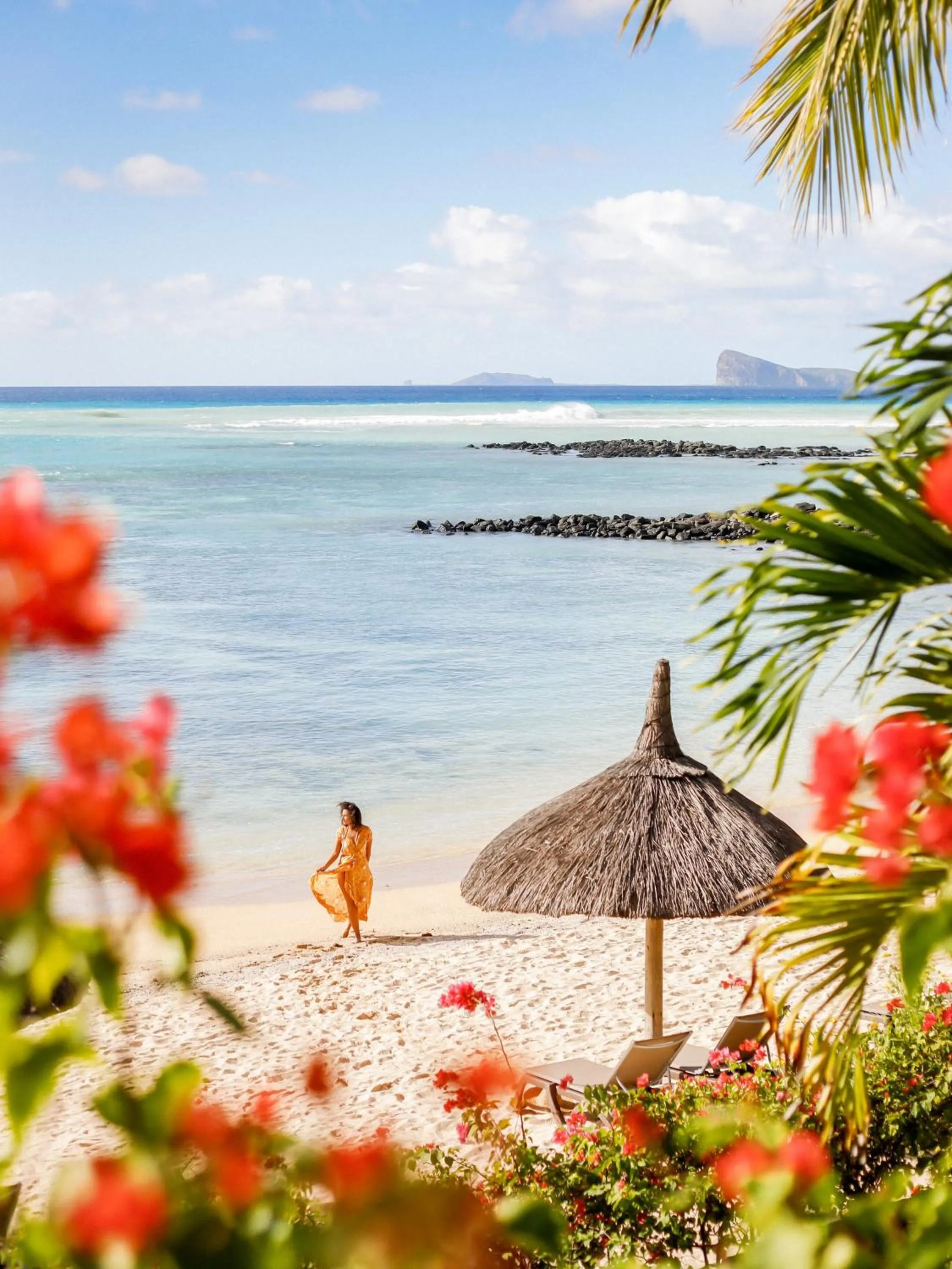 Beach in Canonnier Beachcomber Golf Resort & Spa