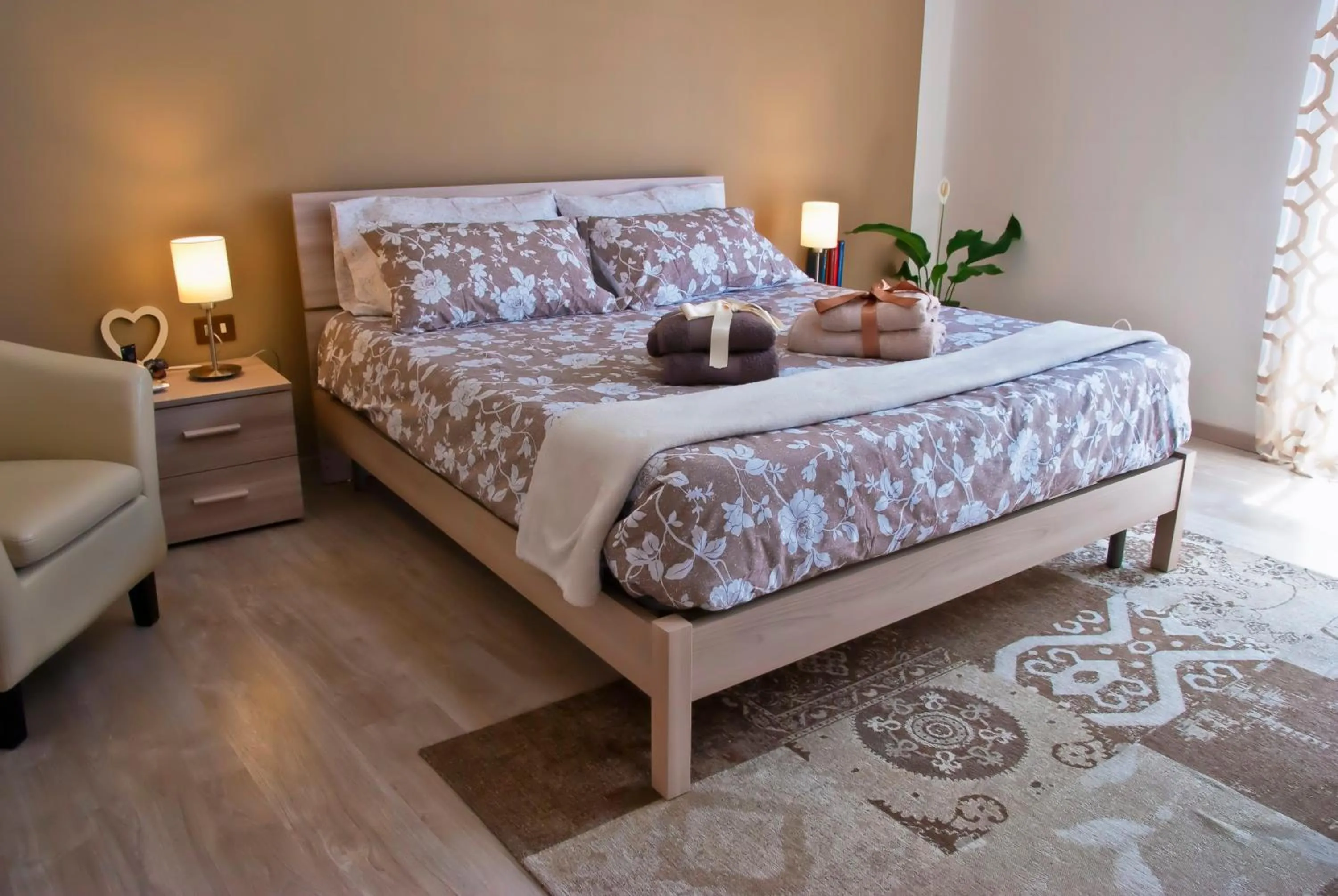 Bedroom in Montellinos Suite Tortora