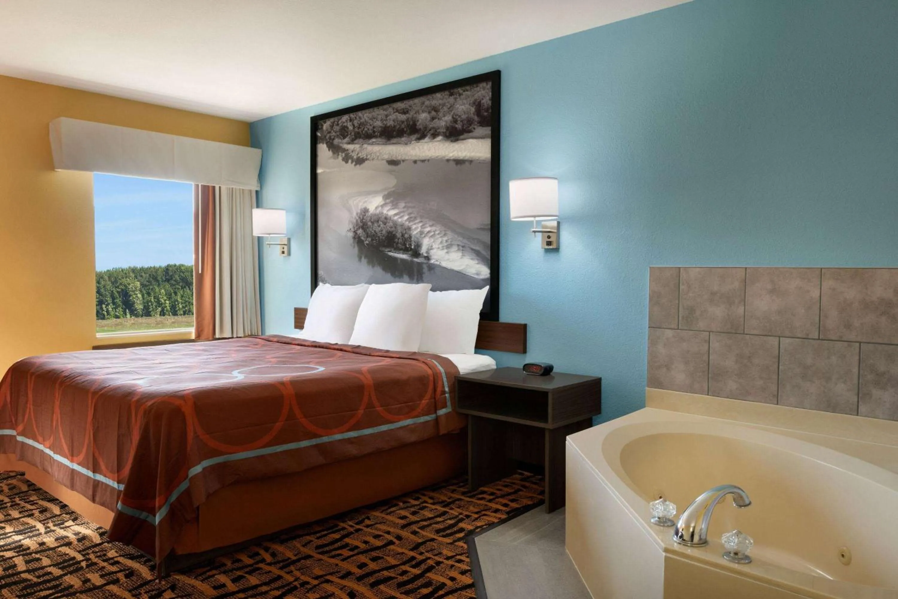 Bed in Super 8 by Wyndham Olive Branch