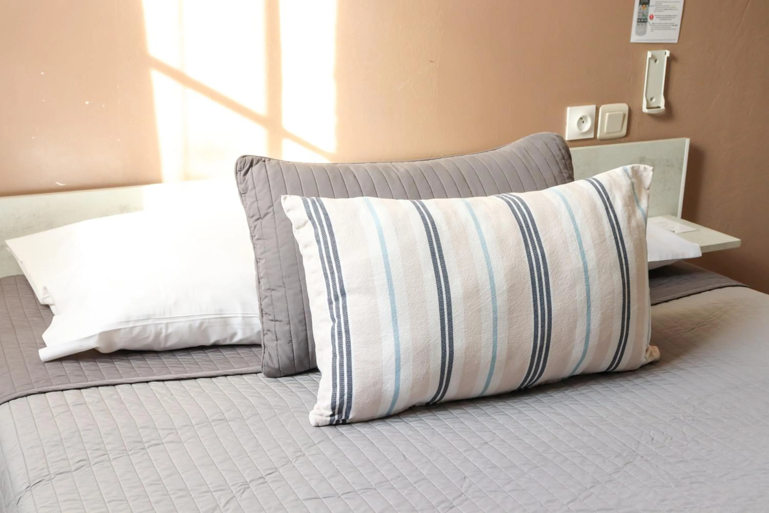 Decorative detail, Bed in Hotel Abelia