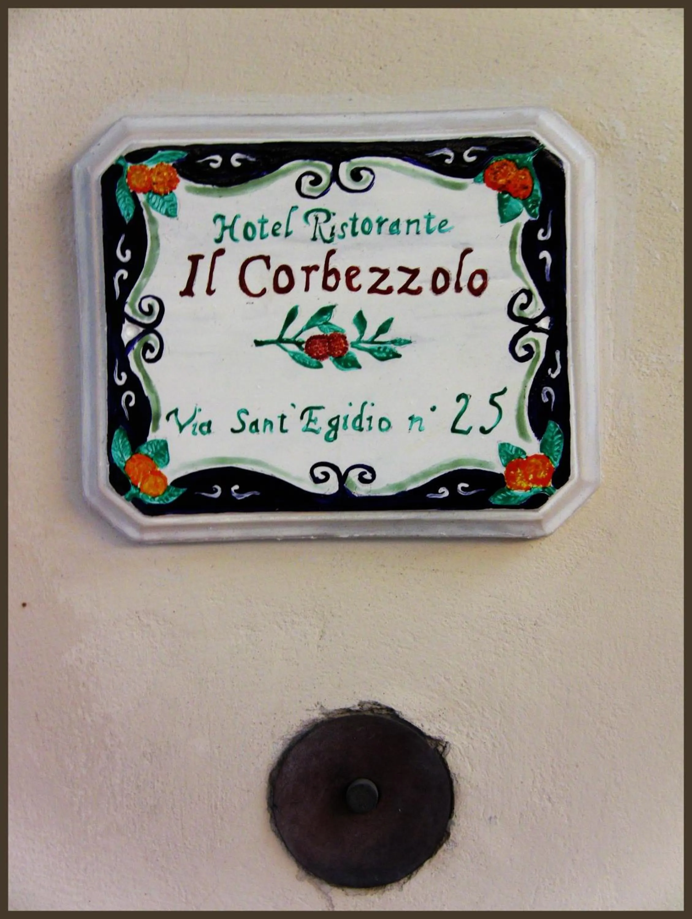Decorative detail in Il Corbezzolo