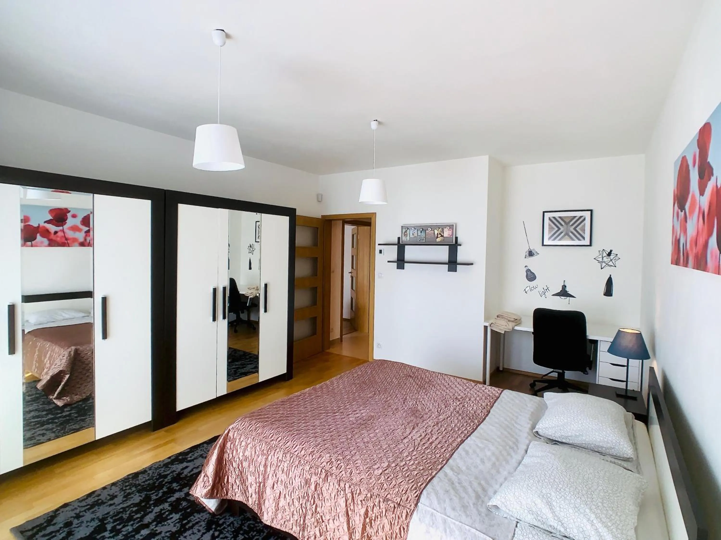 Bed in ART Garden Towers Prague