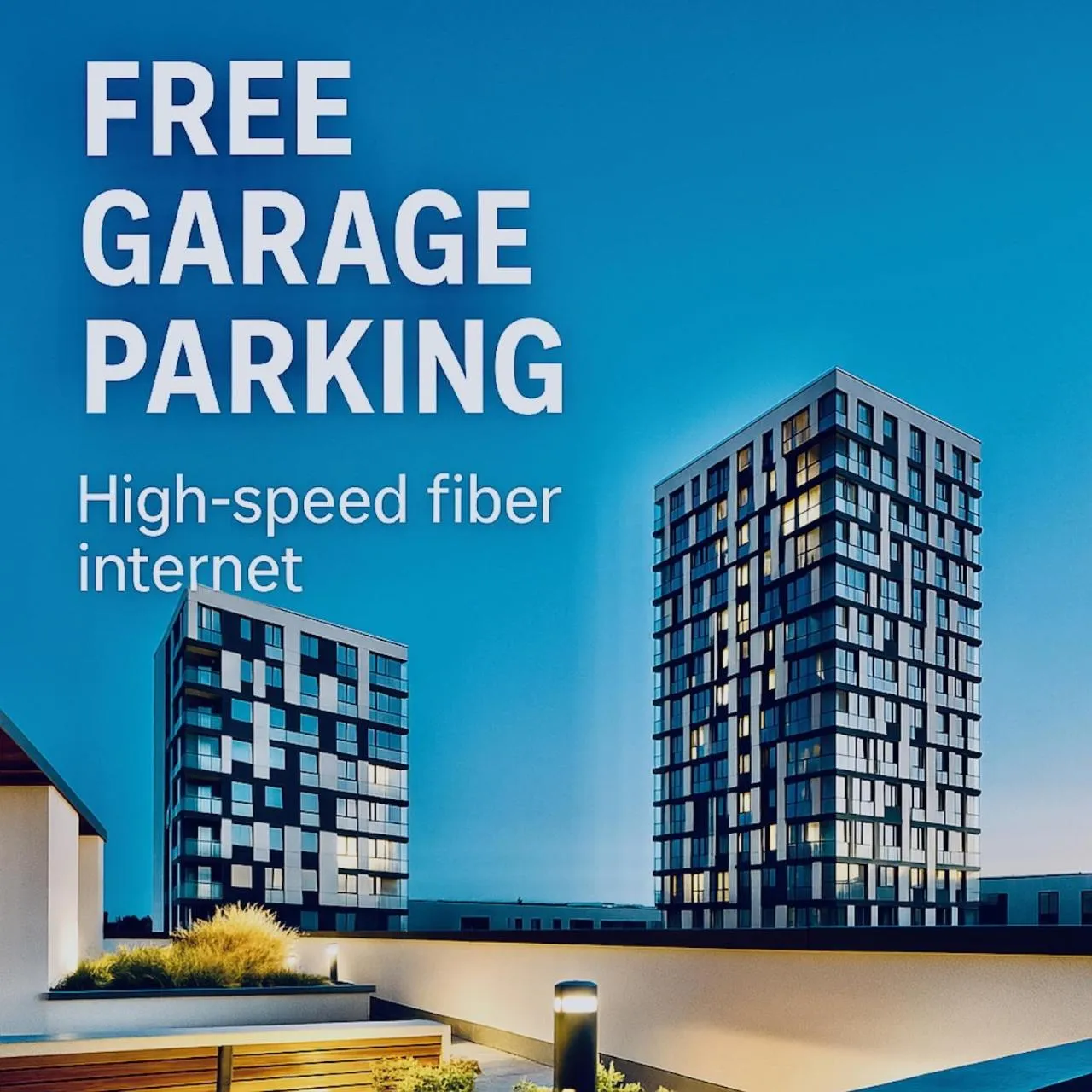 Parking in ART Garden Towers Prague