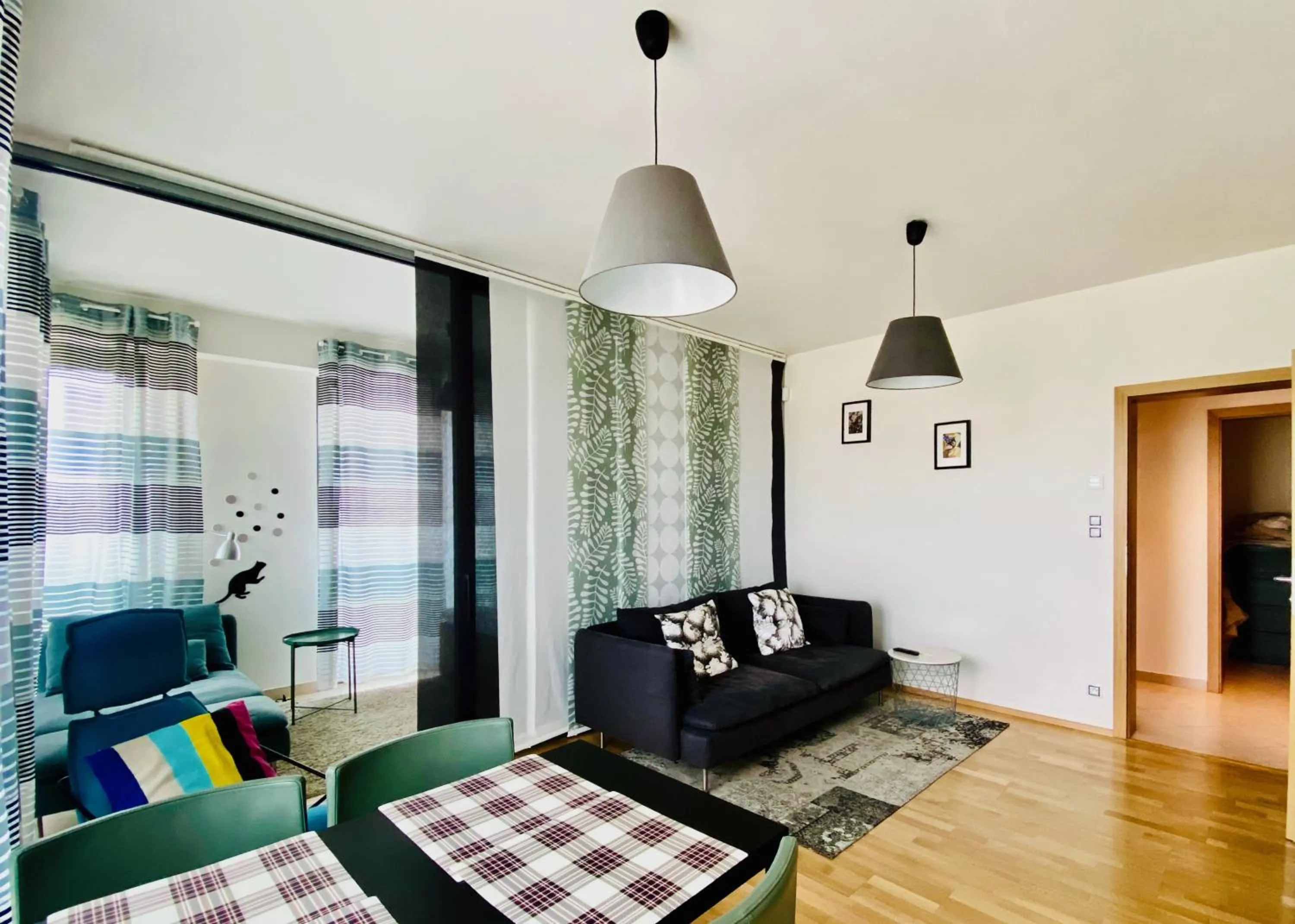 Communal lounge/ TV room in ART Garden Towers Prague