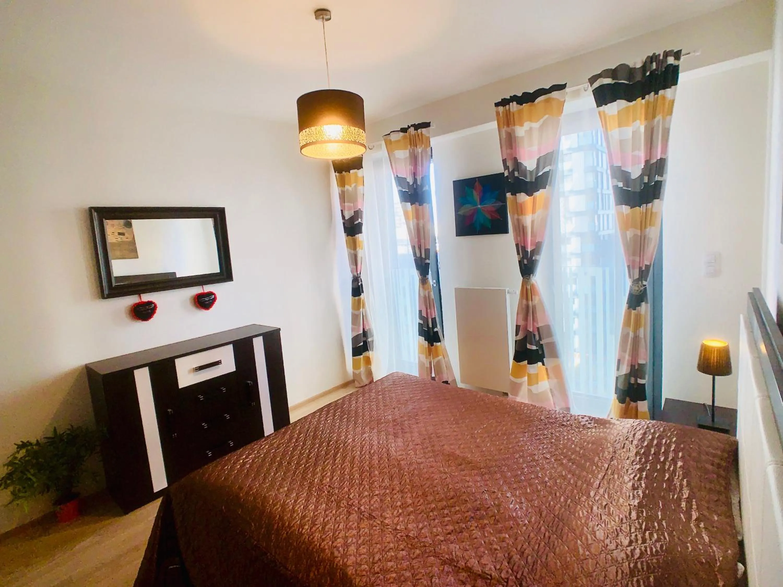 Bed in ART Garden Towers Prague