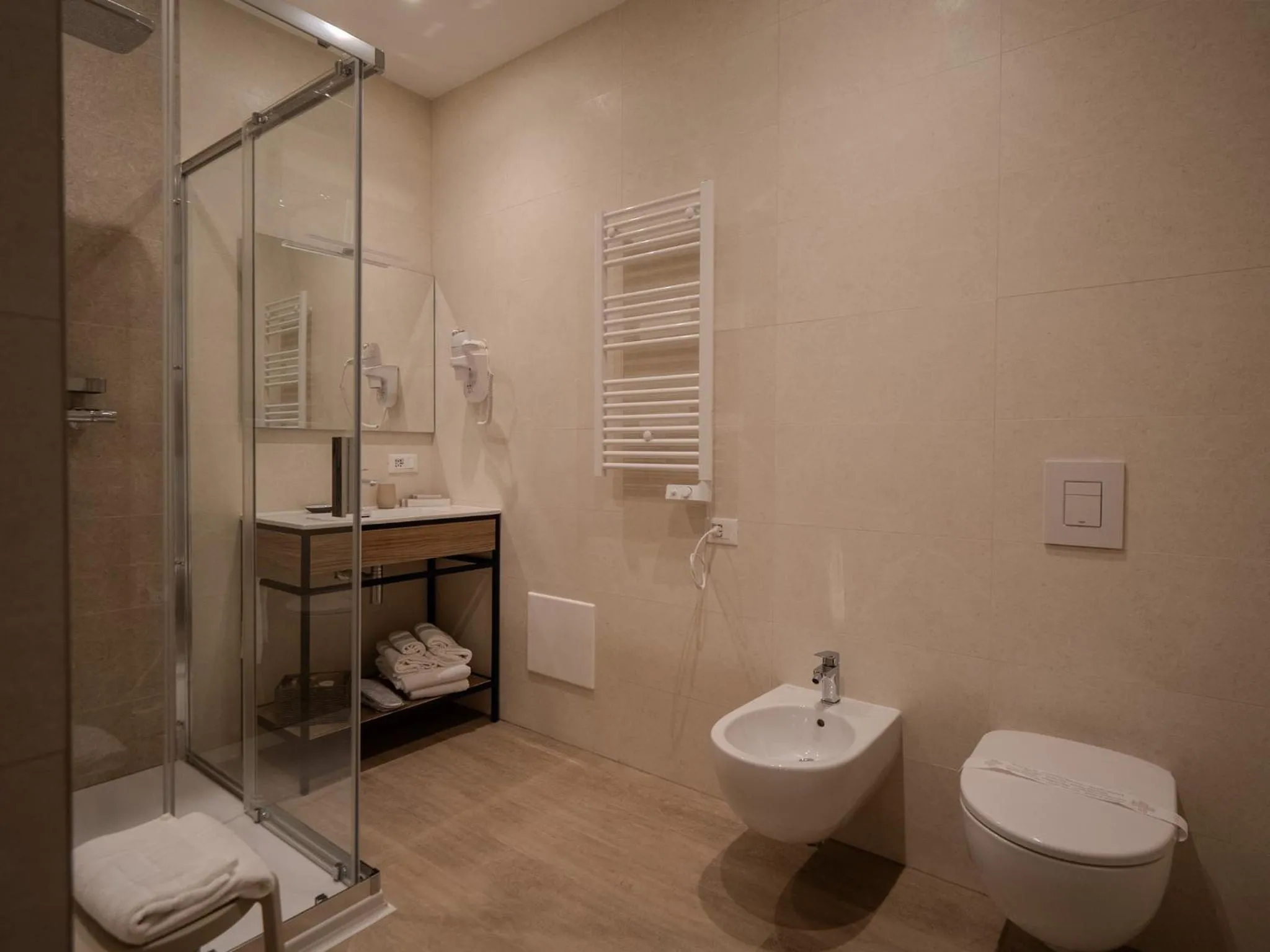 Shower in Hotel Villa Maria