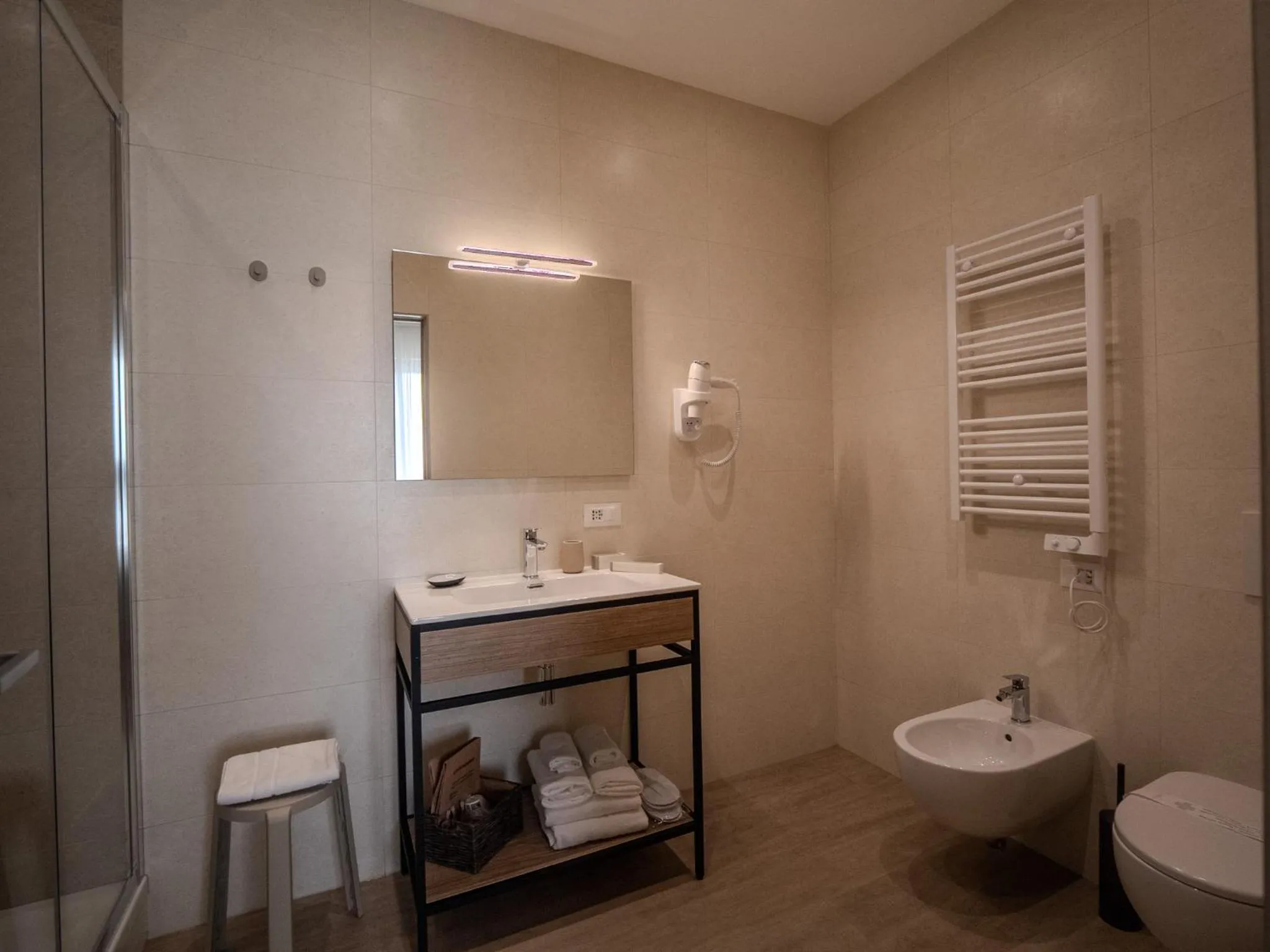 Shower in Hotel Villa Maria