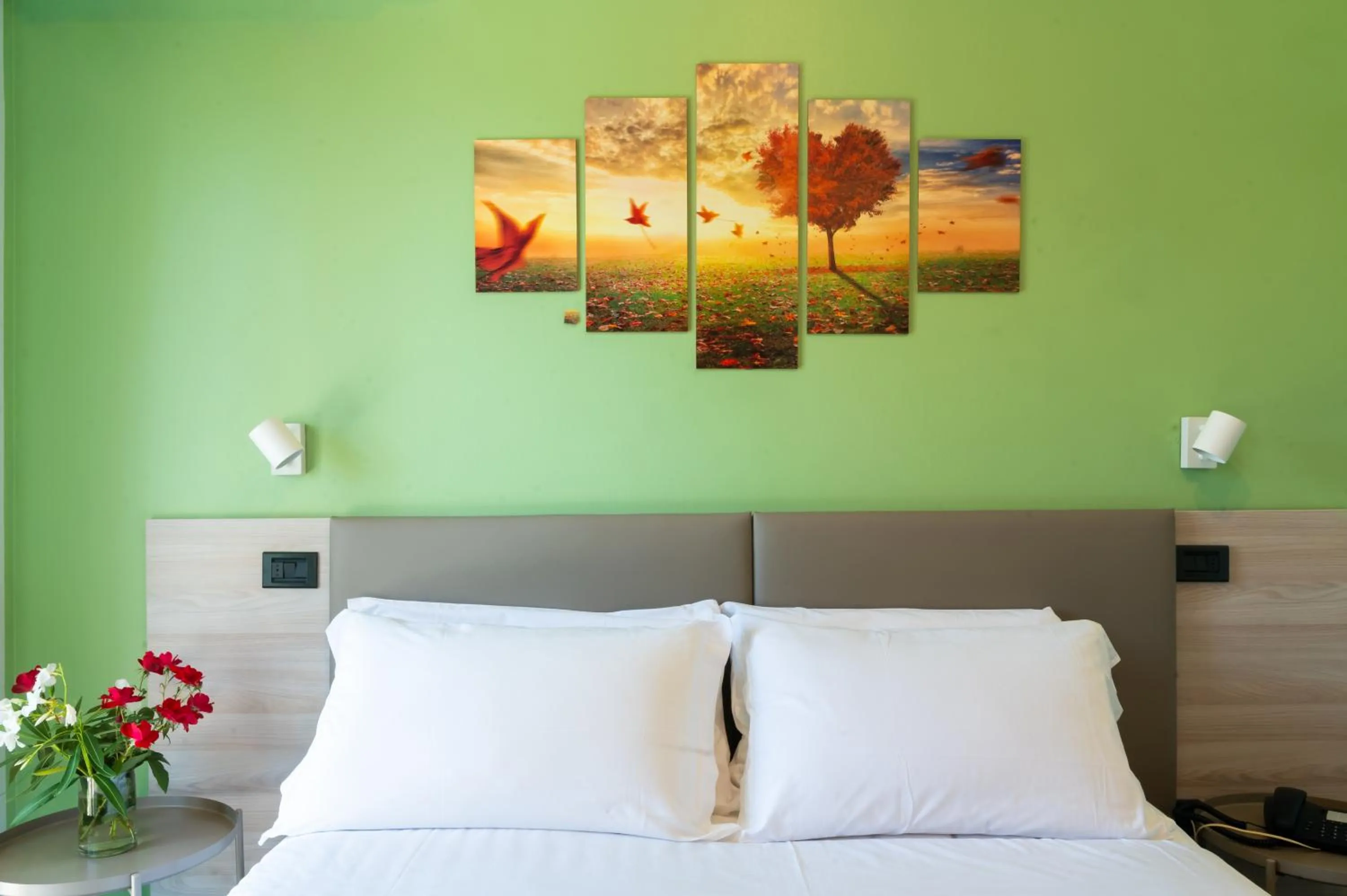 Bedroom, Bed in Hotel Villa Maria