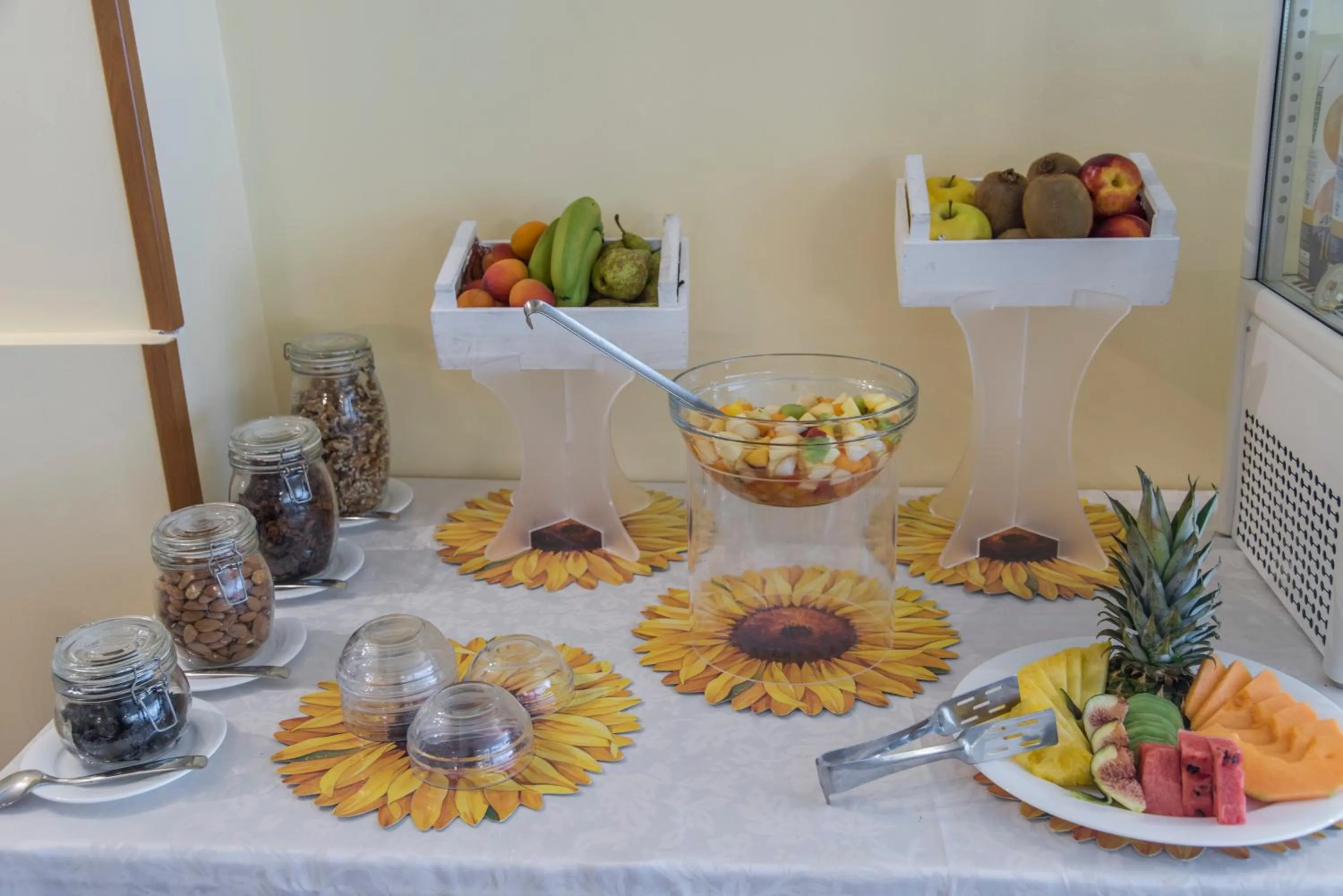 Continental breakfast in Hotel Villa Maria