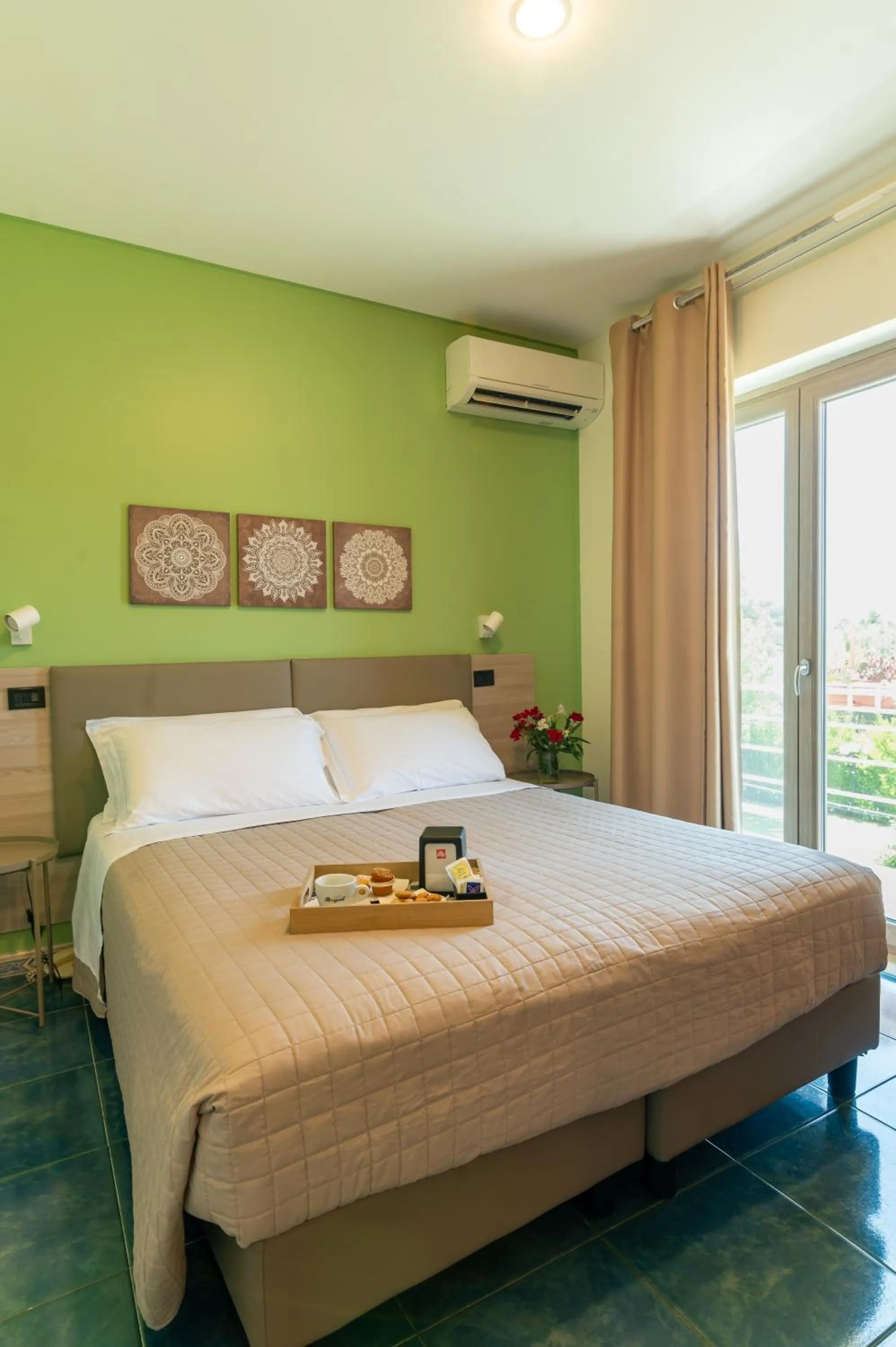 Bedroom, Bed in Hotel Villa Maria