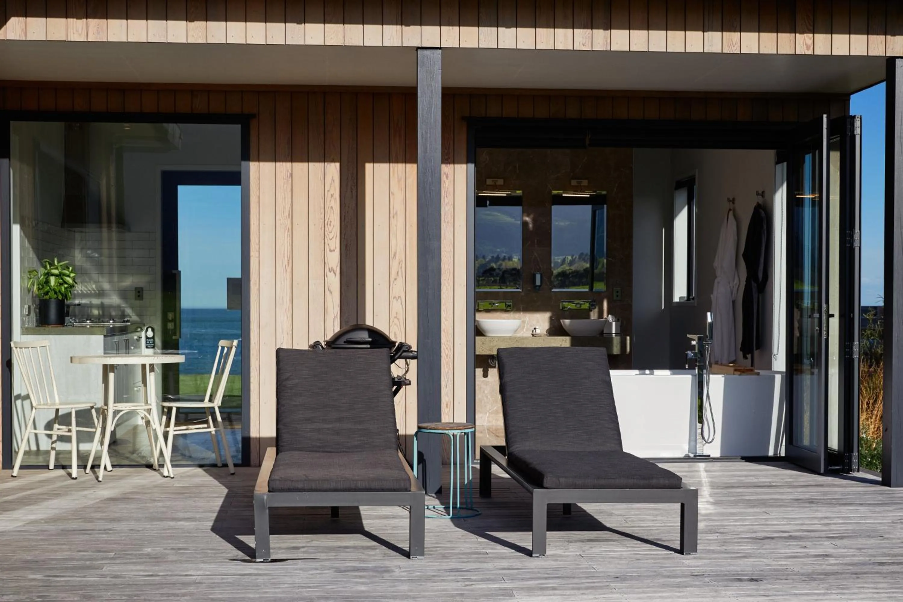 Patio in Glenburn Coastal Retreat