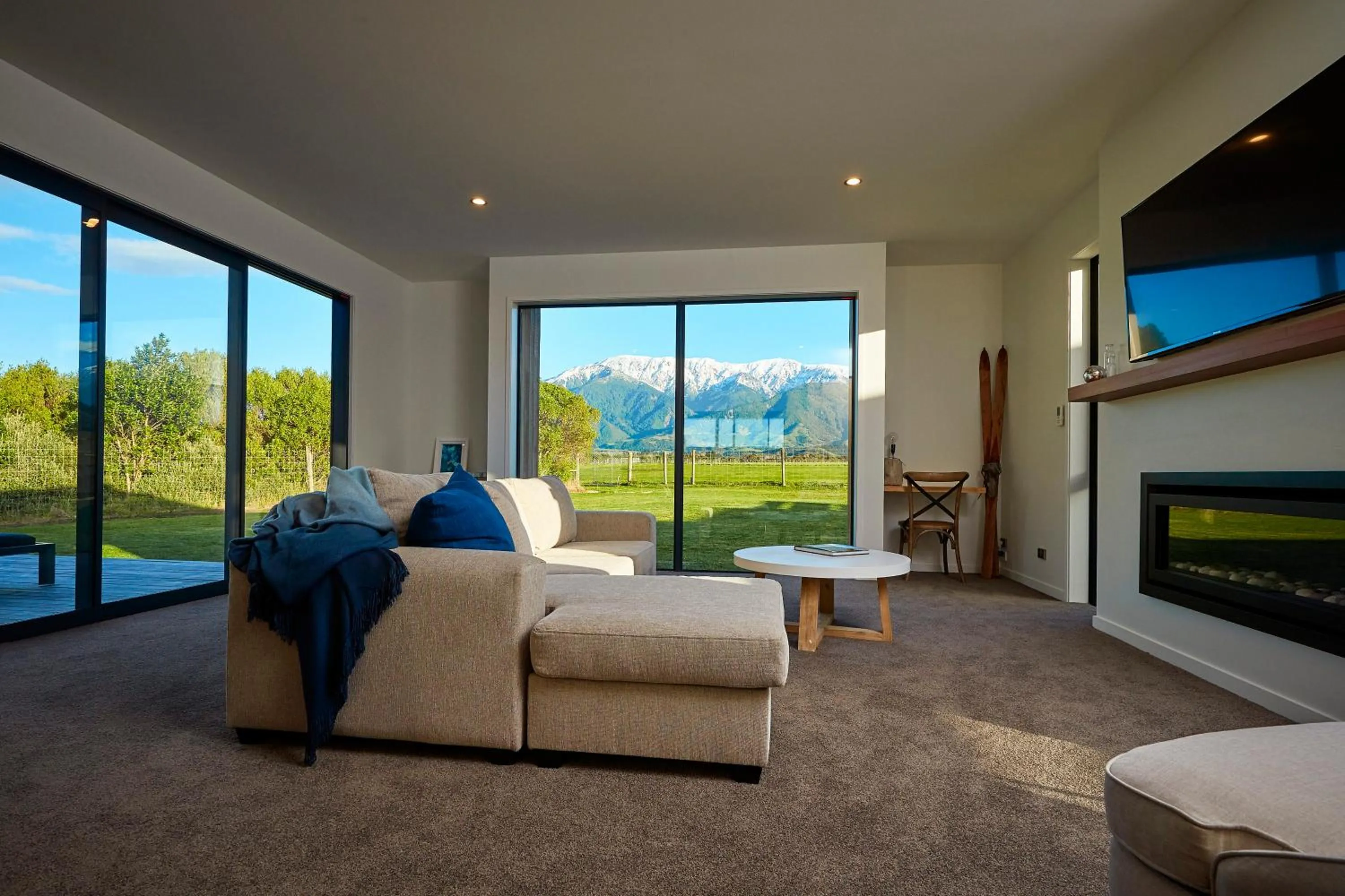 Seating area in Glenburn Coastal Retreat
