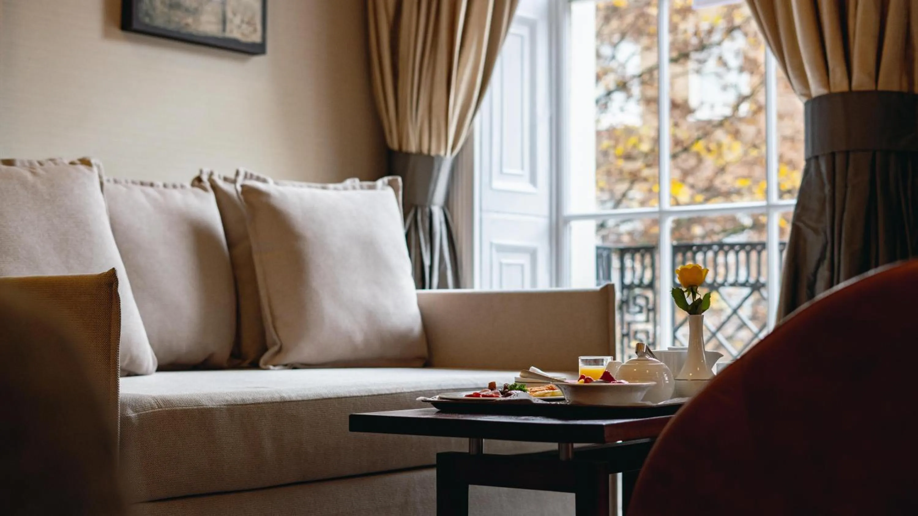 Seating area in Grange Beauchamp Hotel