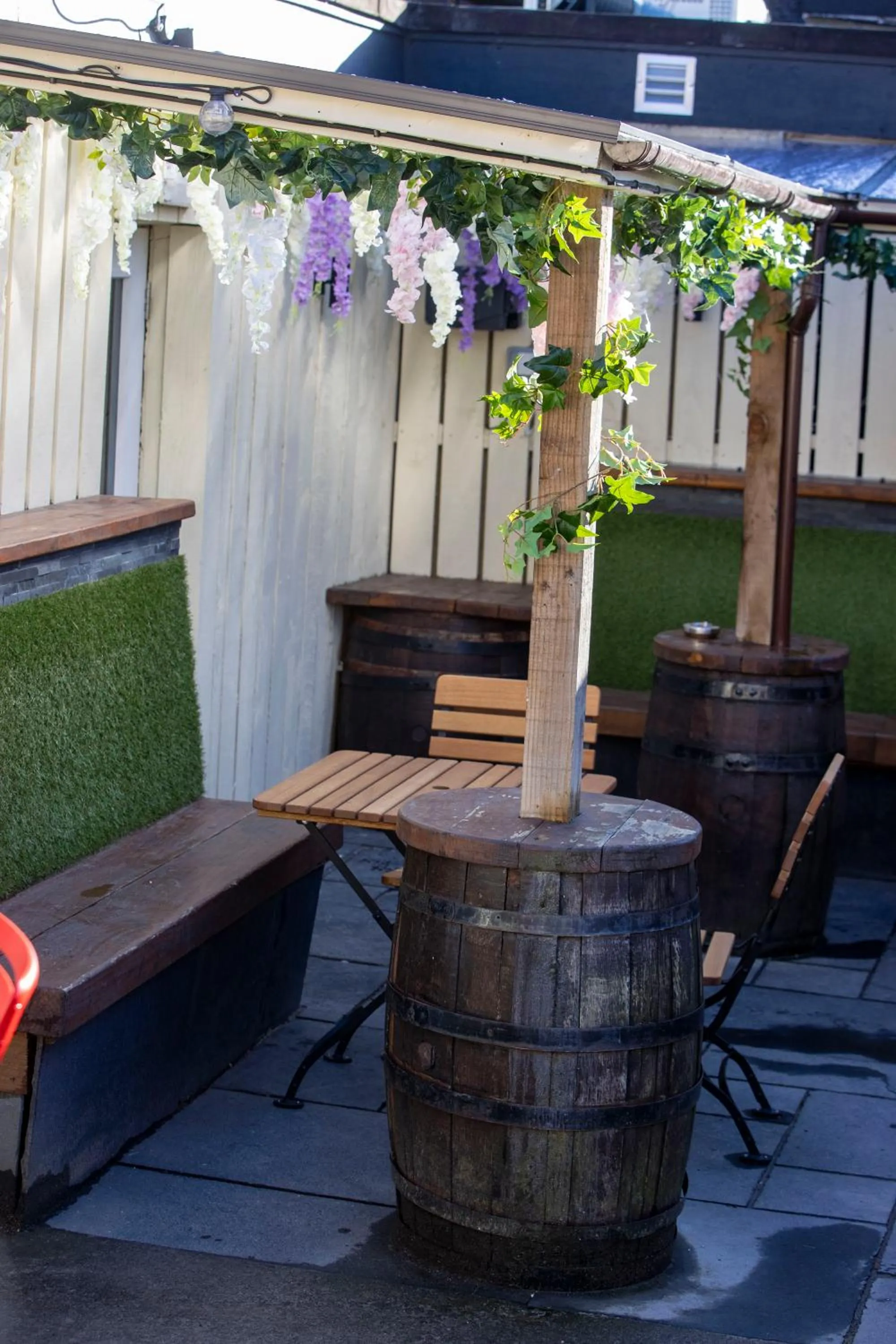 Seating area in The Waverley Hotel