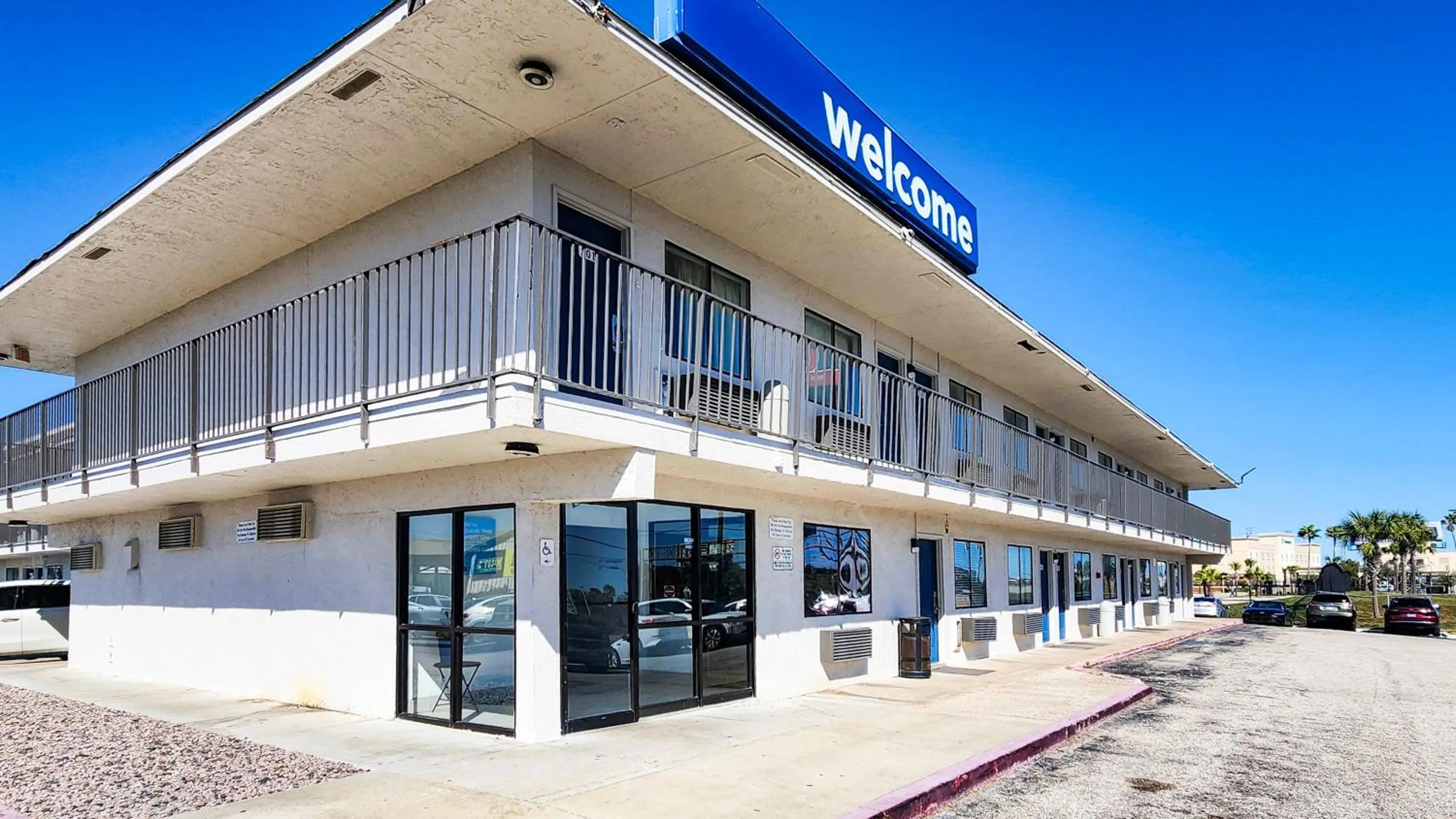 Facade/entrance in Motel 6-Galveston, TX