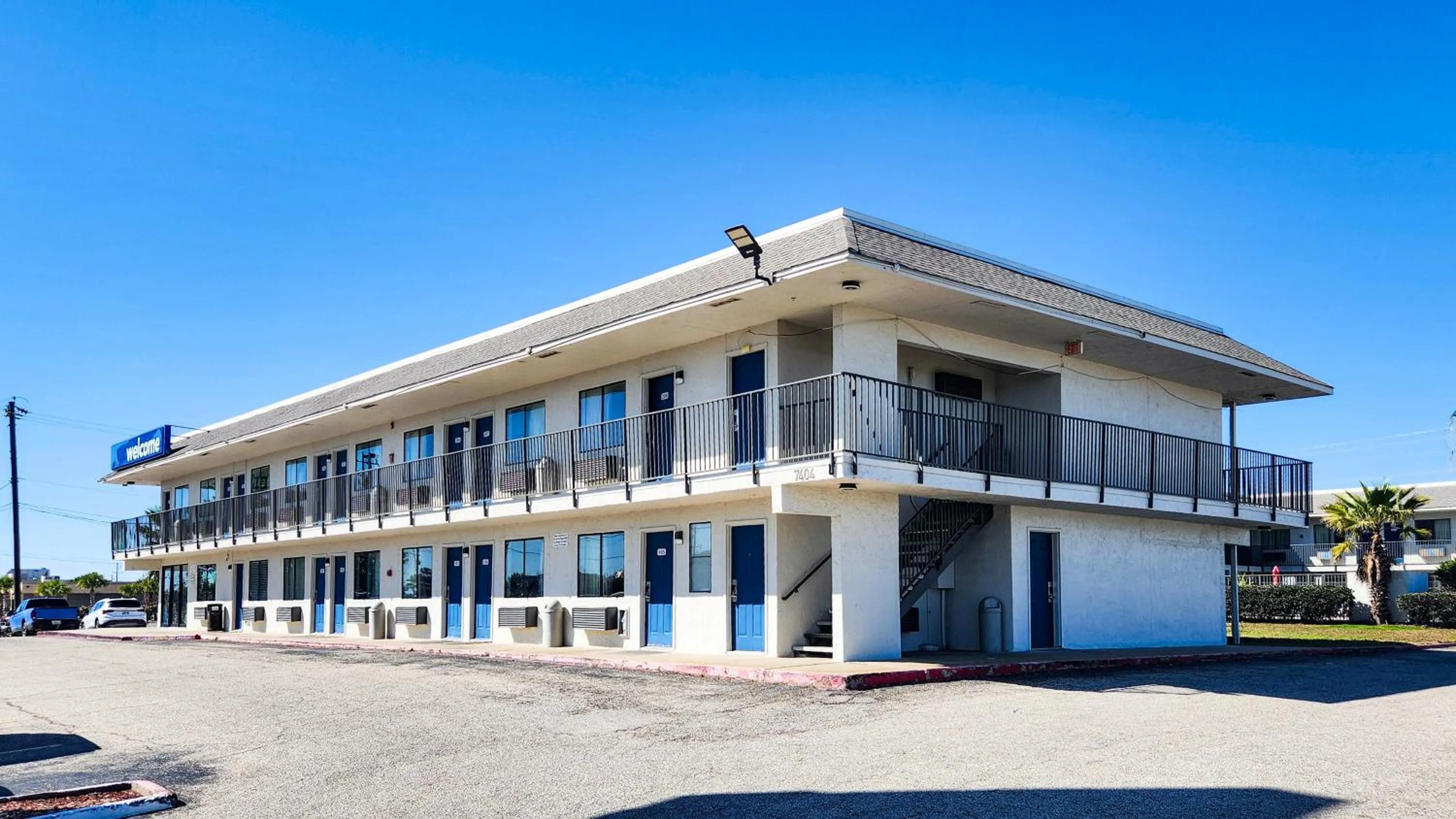 Facade/entrance in Motel 6-Galveston, TX