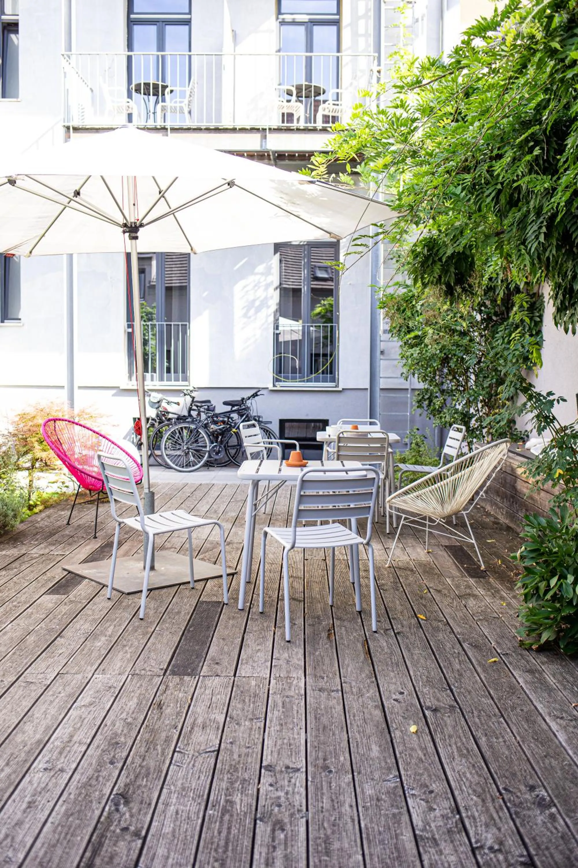 Patio in Hotel Stadthaus