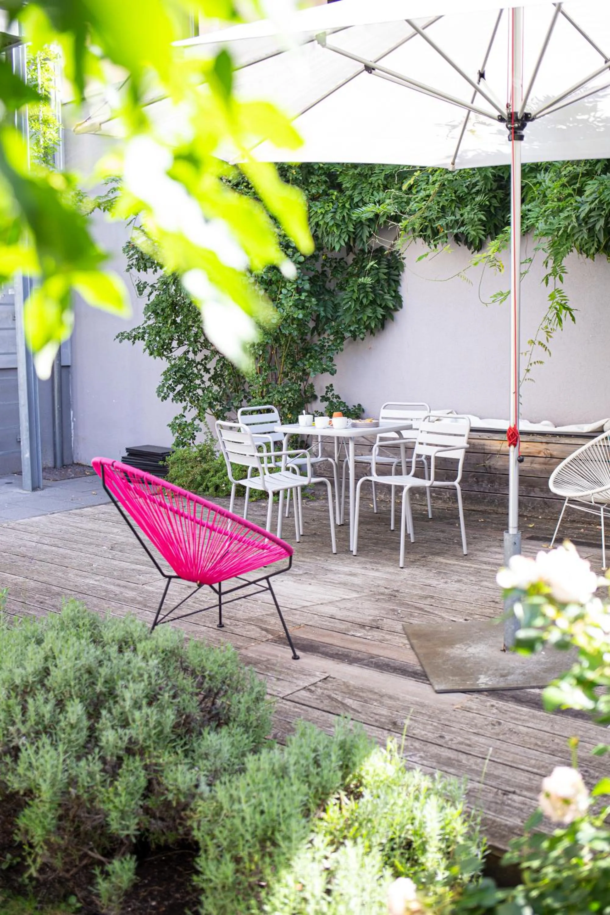 Patio in Hotel Stadthaus