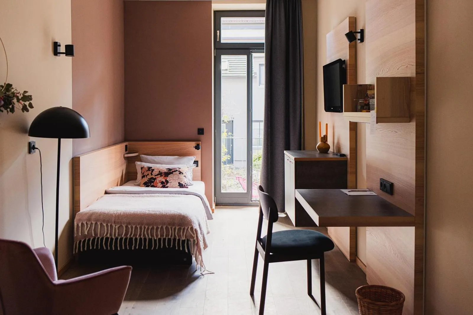 Patio, Bed in Hotel Stadthaus