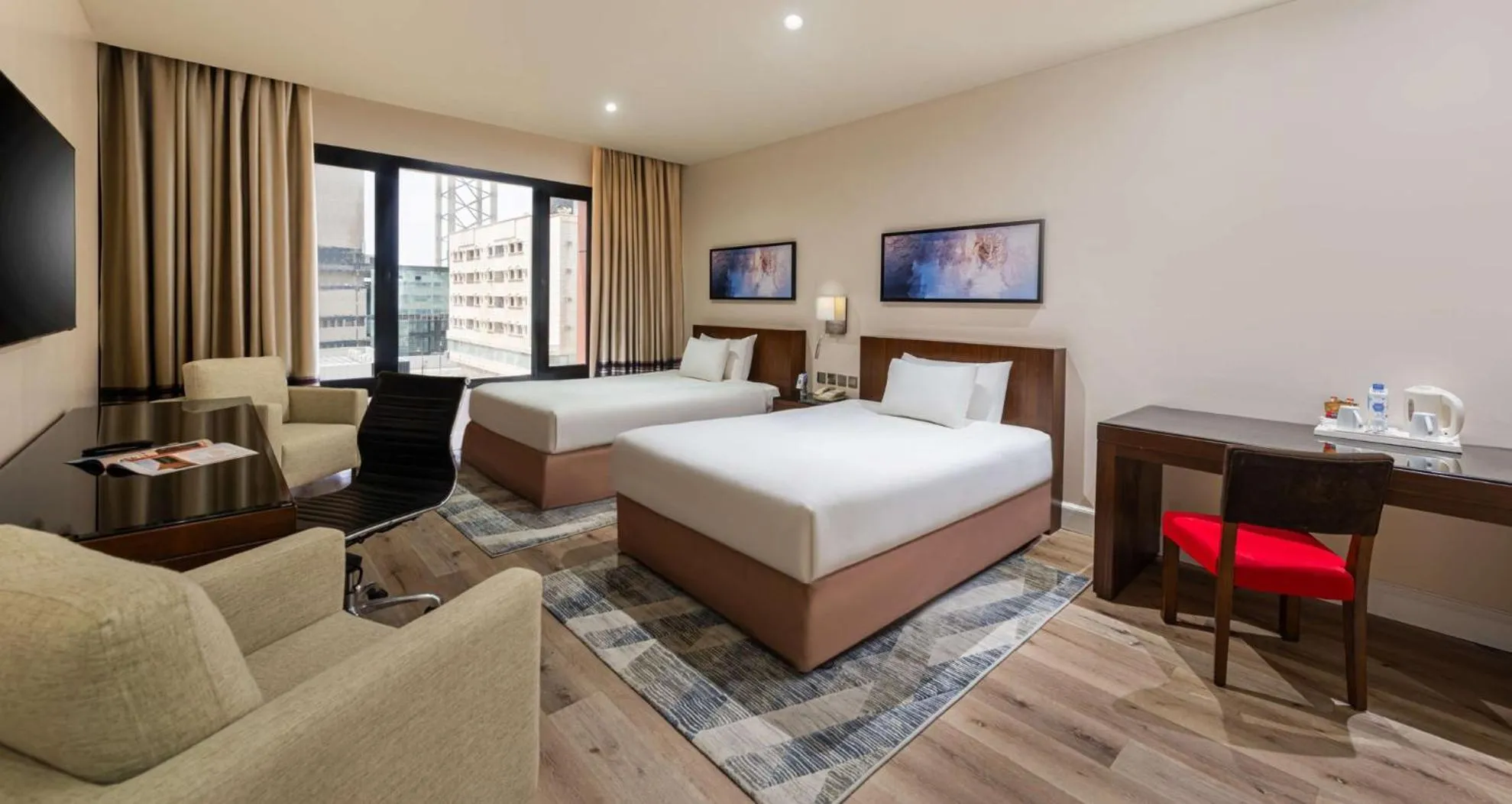 Bedroom, Bed in Novotel Suites Riyadh Olaya
