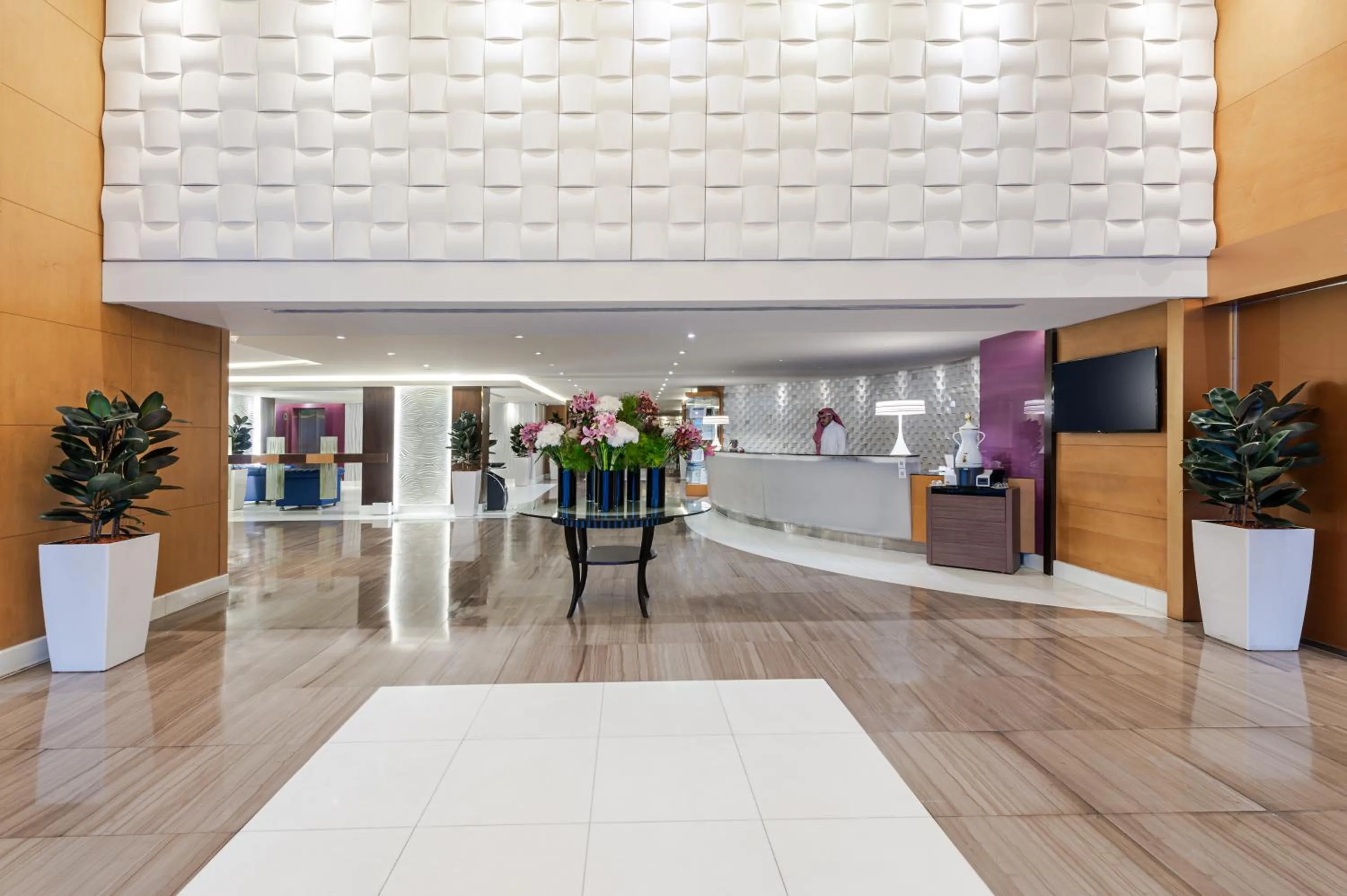 Lobby or reception in Novotel Suites Riyadh Olaya