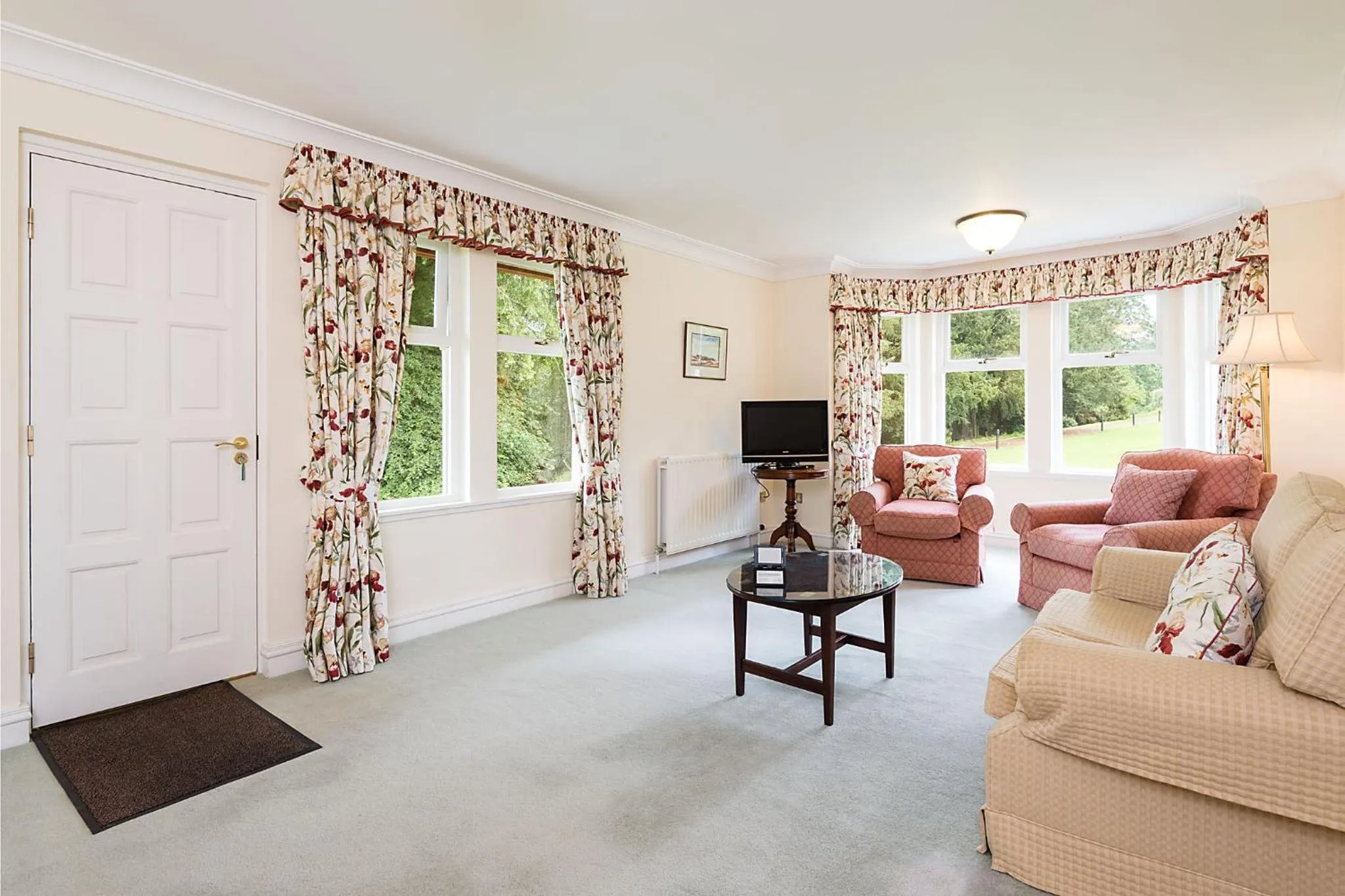 Seating area in Ballathie House Hotel