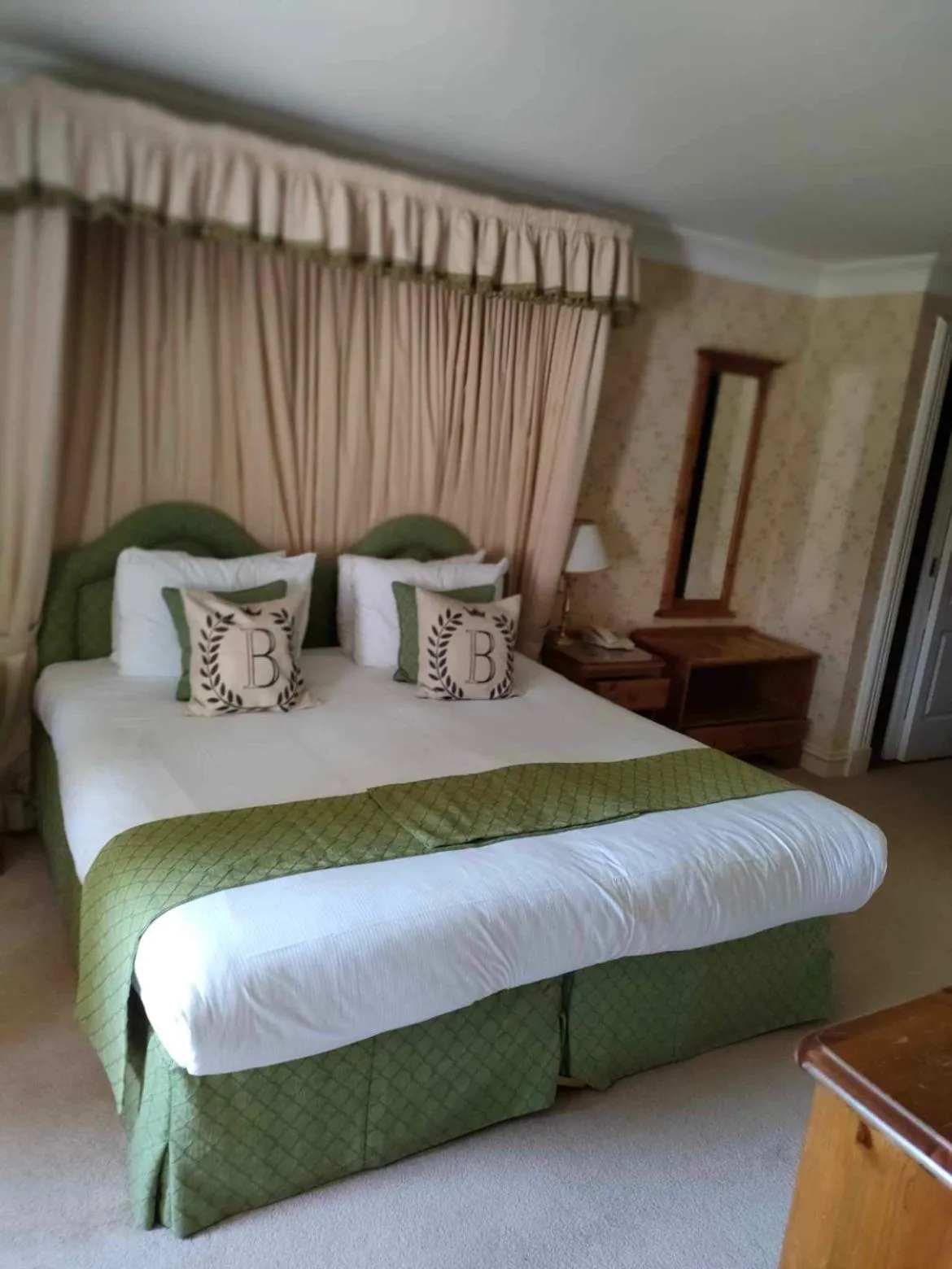 Bed in Ballathie House Hotel