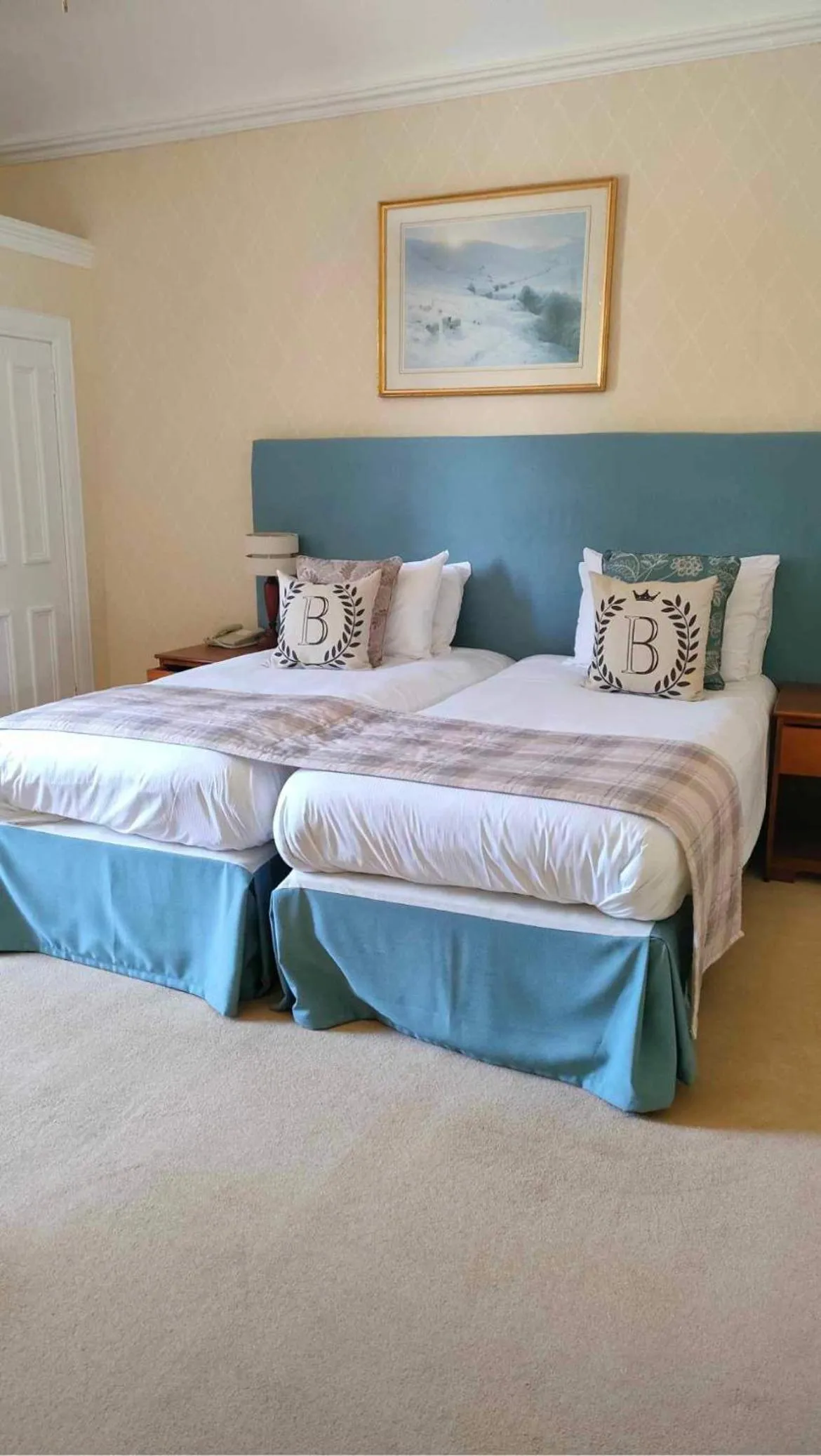 Bed in Ballathie House Hotel