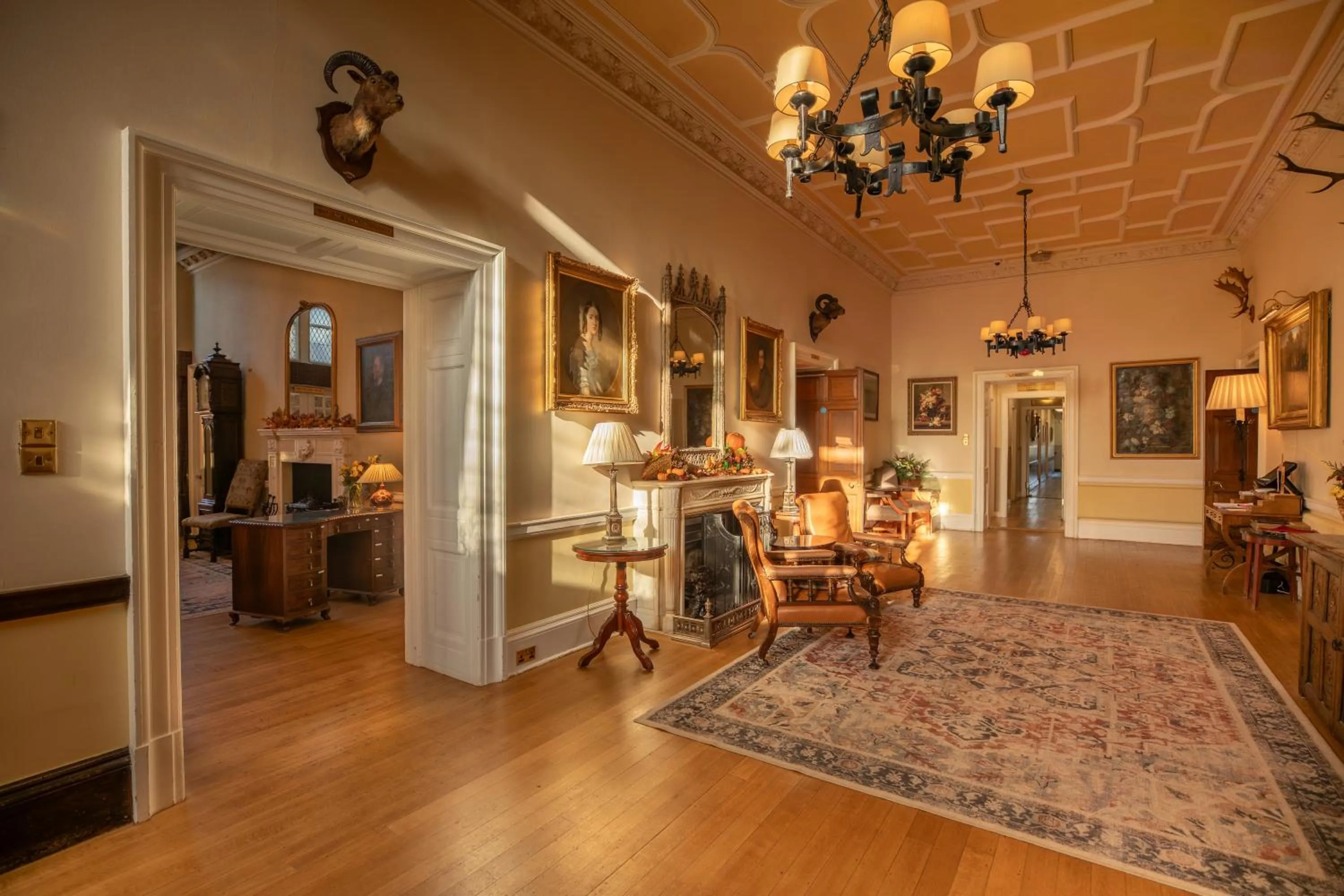 Seating area in Ballathie House Hotel