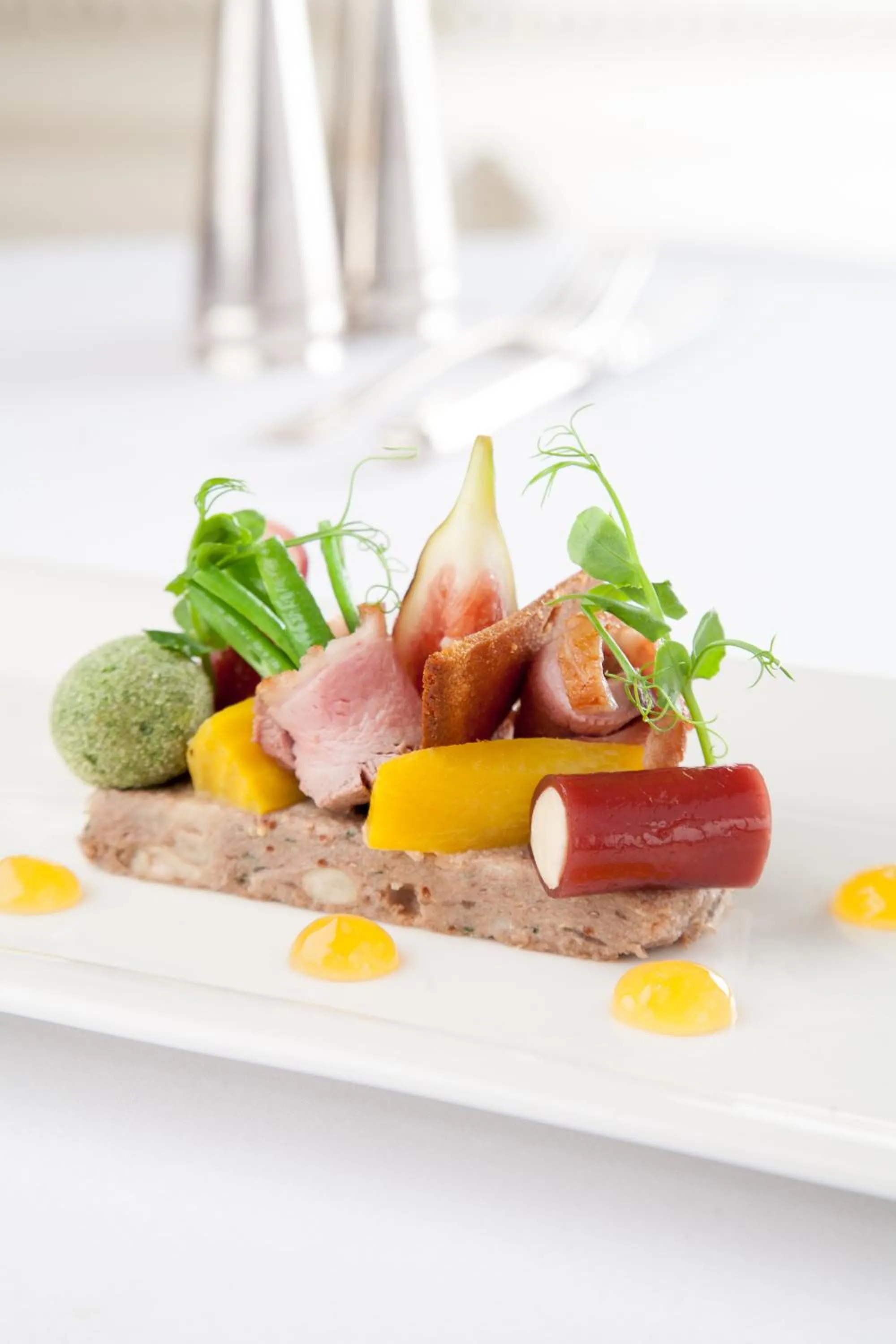 Food close-up in Ballathie House Hotel
