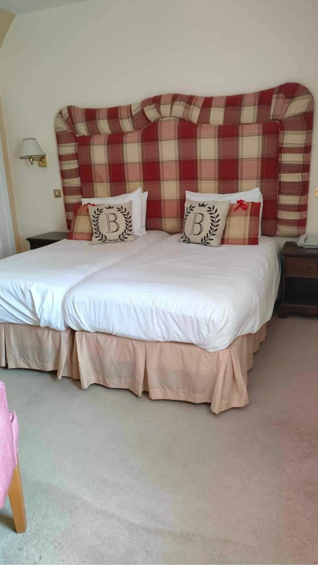 Bed in Ballathie House Hotel